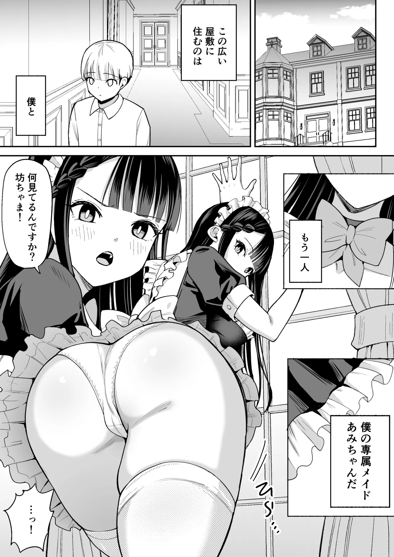 僕の強気な専属メイドが寝取られデカチンの専属まんこになる話 - page2