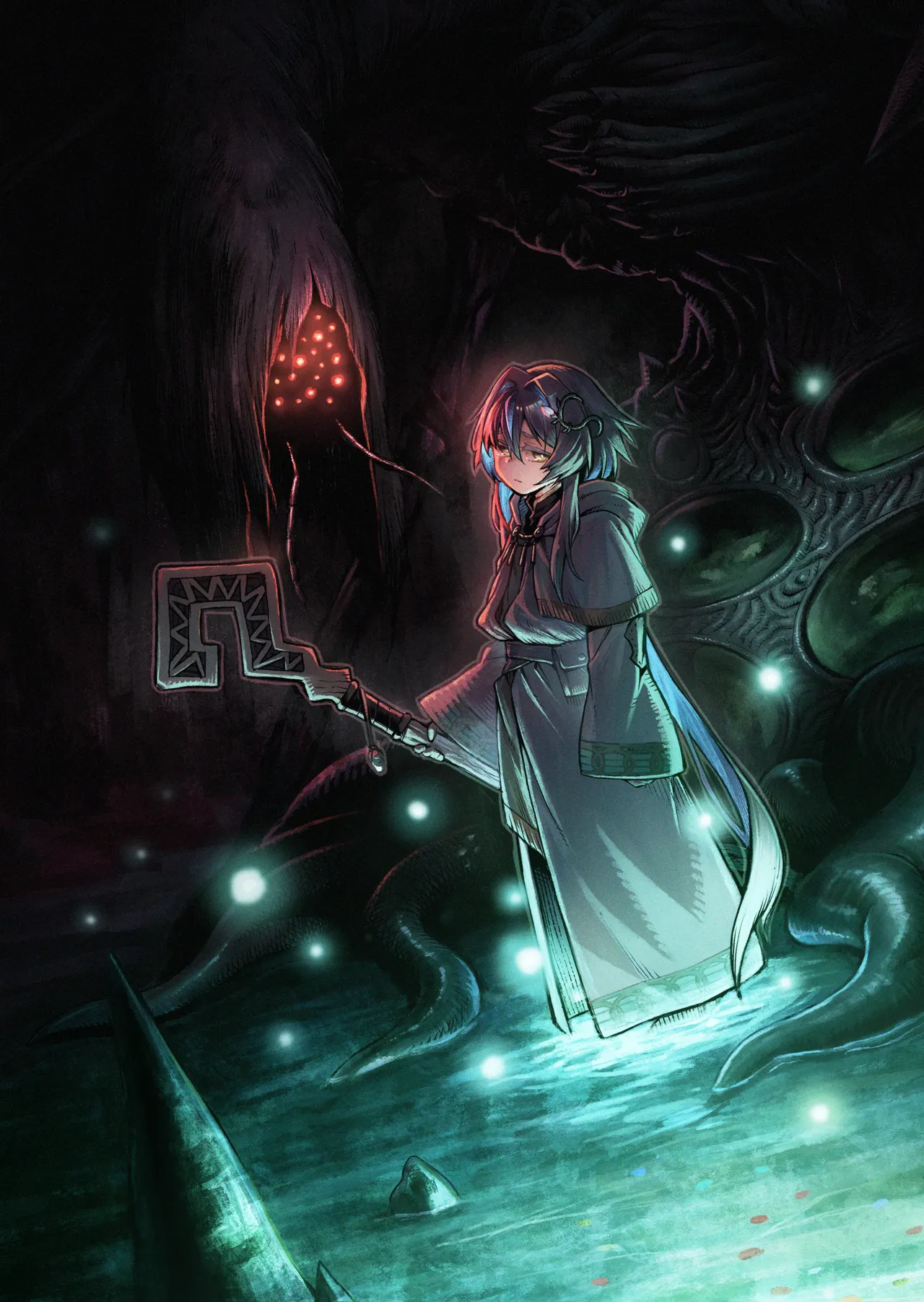 [I'm moralist (柳原ミツキ、犬侍、タケ)] 牝華貪蟲オグフェスカ【前編】[半無修正] 日文 - page66