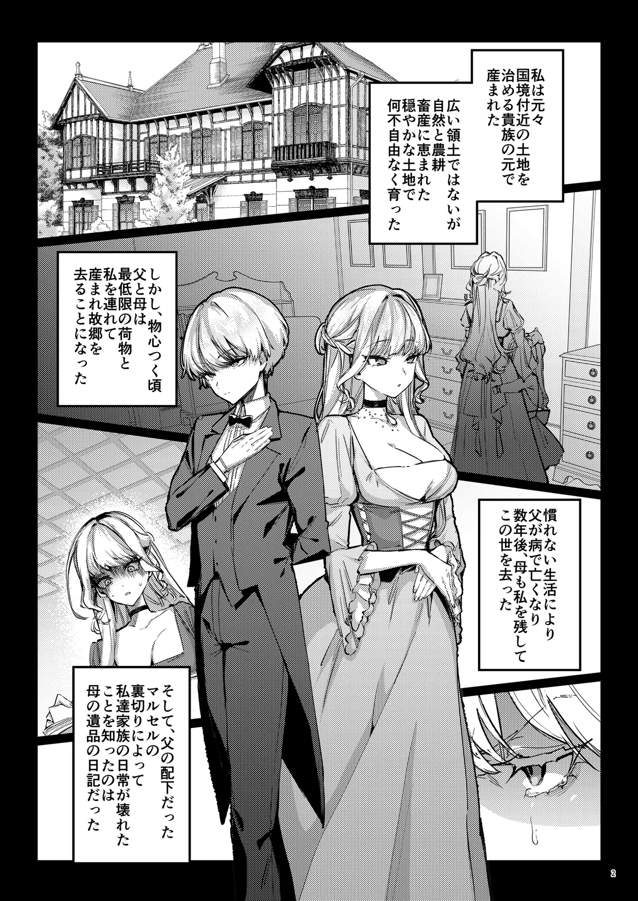 復讐に飢えた没落令嬢をメス堕ちするまで飼いならし、娶る。 - page4