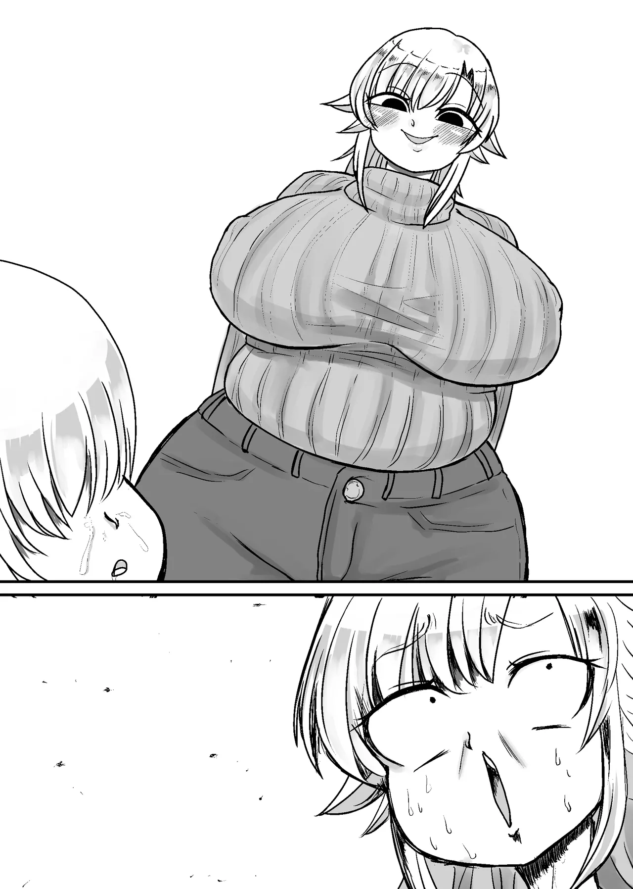 未洗剛毛ガチクサマン姉ちゃん - page12