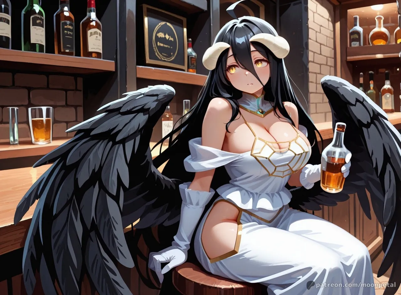 Wanna make a bet? ch. 6 - Albedo [Textless] [Uncensored] [Patreon] [AI Generated] - page2