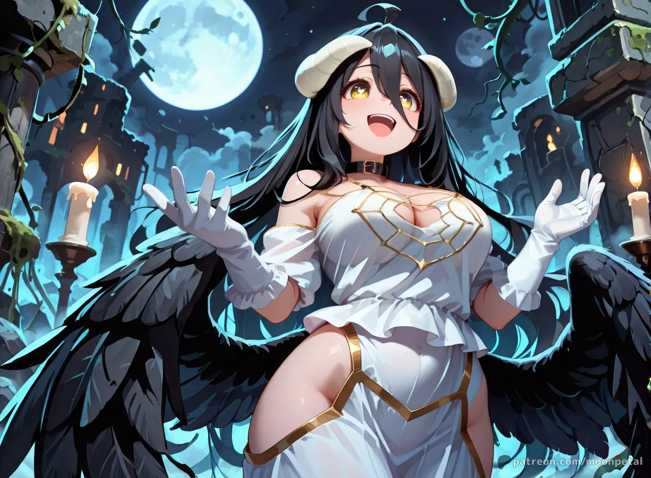 Wanna make a bet? ch. 6 - Albedo [Textless] [Uncensored] [Patreon] [AI Generated] - page45