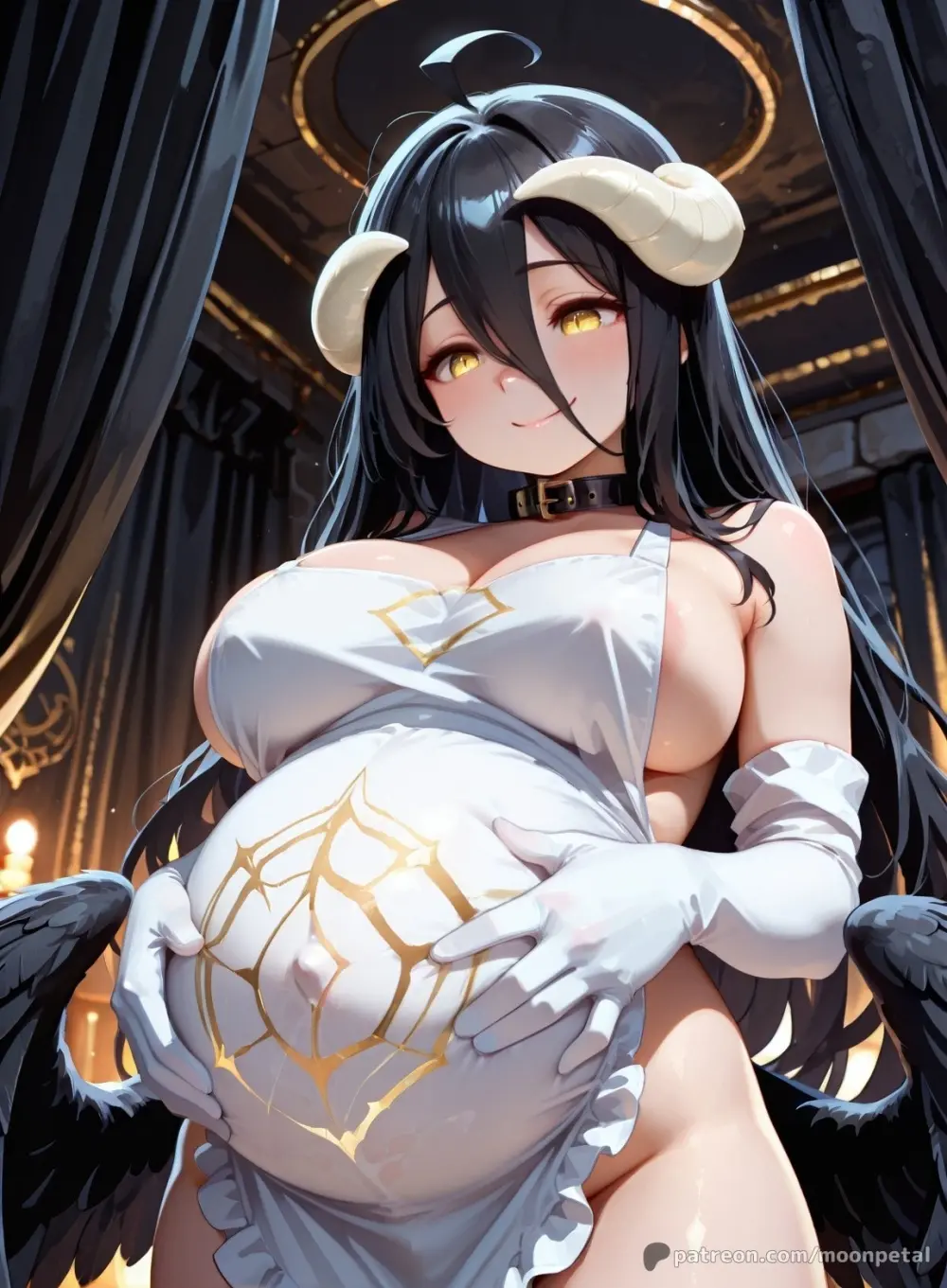 Wanna make a bet? ch. 6 - Albedo [Textless] [Uncensored] [Patreon] [AI Generated] - page47