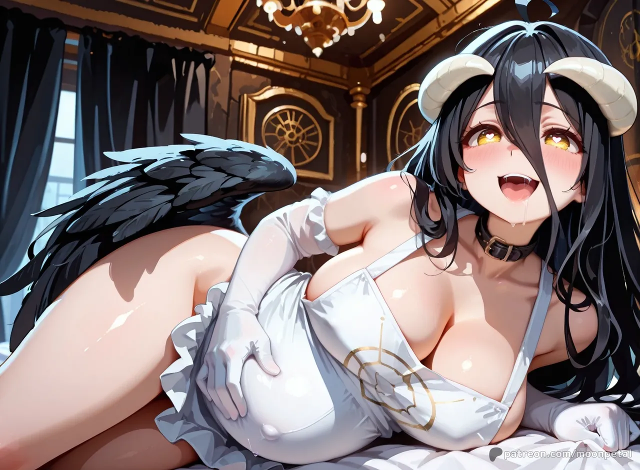 Wanna make a bet? ch. 6 - Albedo [Textless] [Uncensored] [Patreon] [AI Generated] - page48