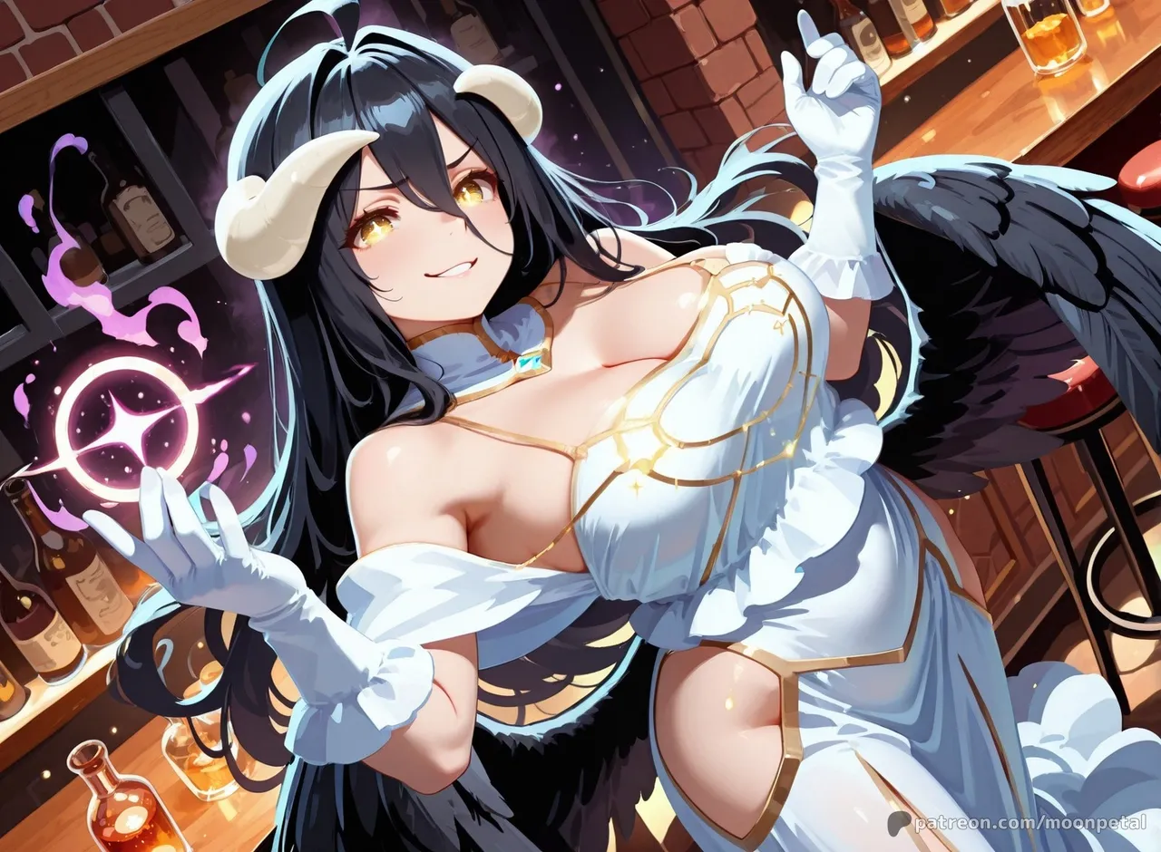 Wanna make a bet? ch. 6 - Albedo [Textless] [Uncensored] [Patreon] [AI Generated] - page6