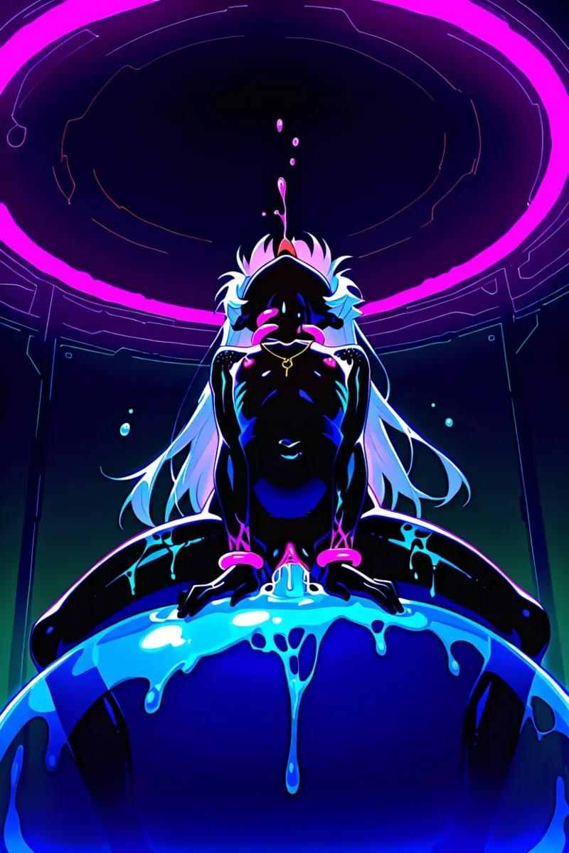 'Love, Death, & Slime' - Slime, Shibari, Asphyxiation, Wooden Horse, and Petrification - AI Generated - page37