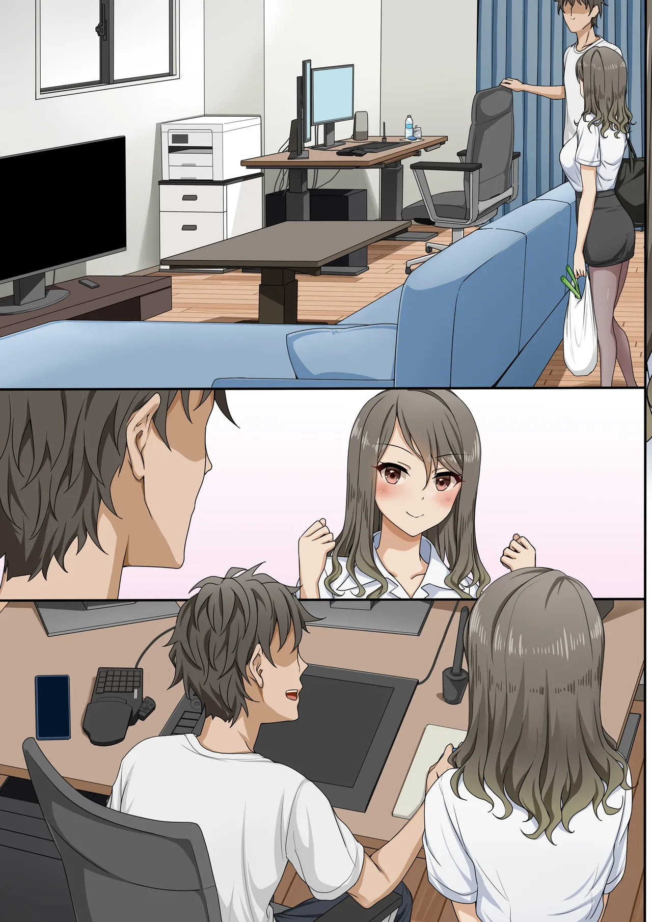 世話焼き美人のエロ漫画編集さんにヌきまくって貰いながら原稿頑張る話 - page34