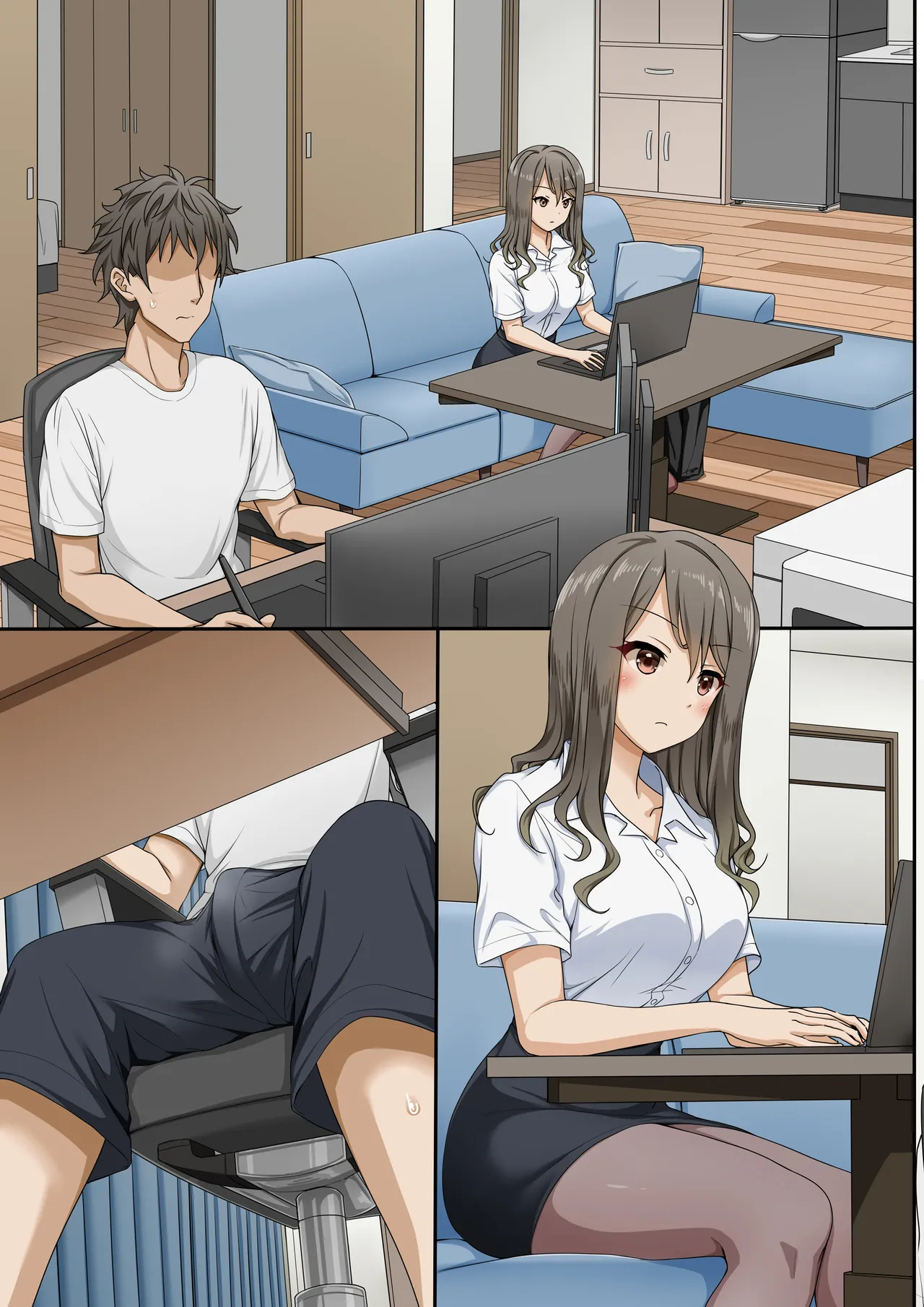 世話焼き美人のエロ漫画編集さんにヌきまくって貰いながら原稿頑張る話 - page36