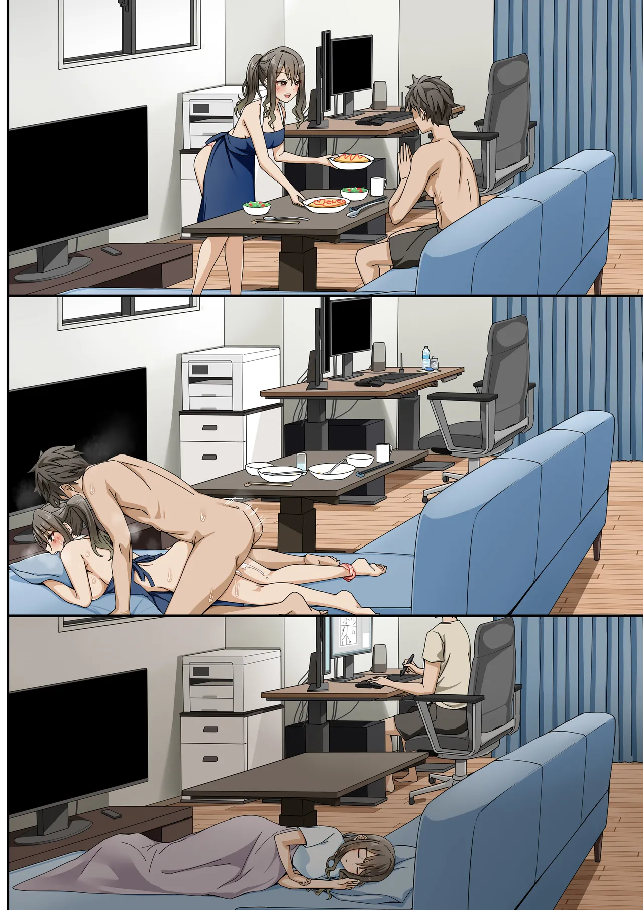 世話焼き美人のエロ漫画編集さんにヌきまくって貰いながら原稿頑張る話 - page51