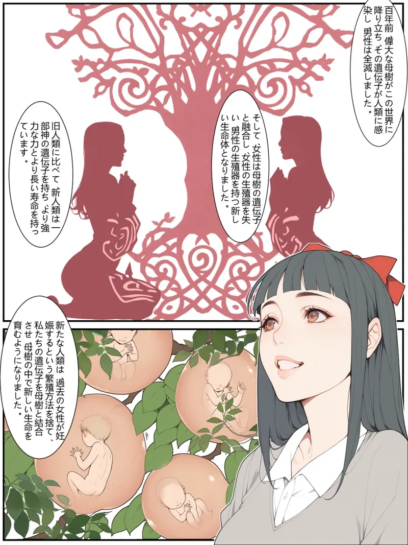 助けて、ふたなりに囲まれちゃった！ [AI Generated] - page4