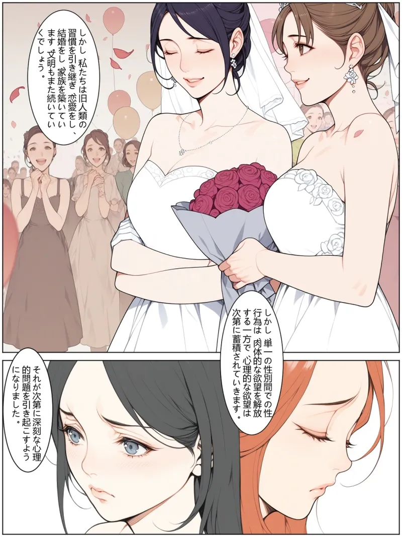 助けて、ふたなりに囲まれちゃった！ [AI Generated] - page5