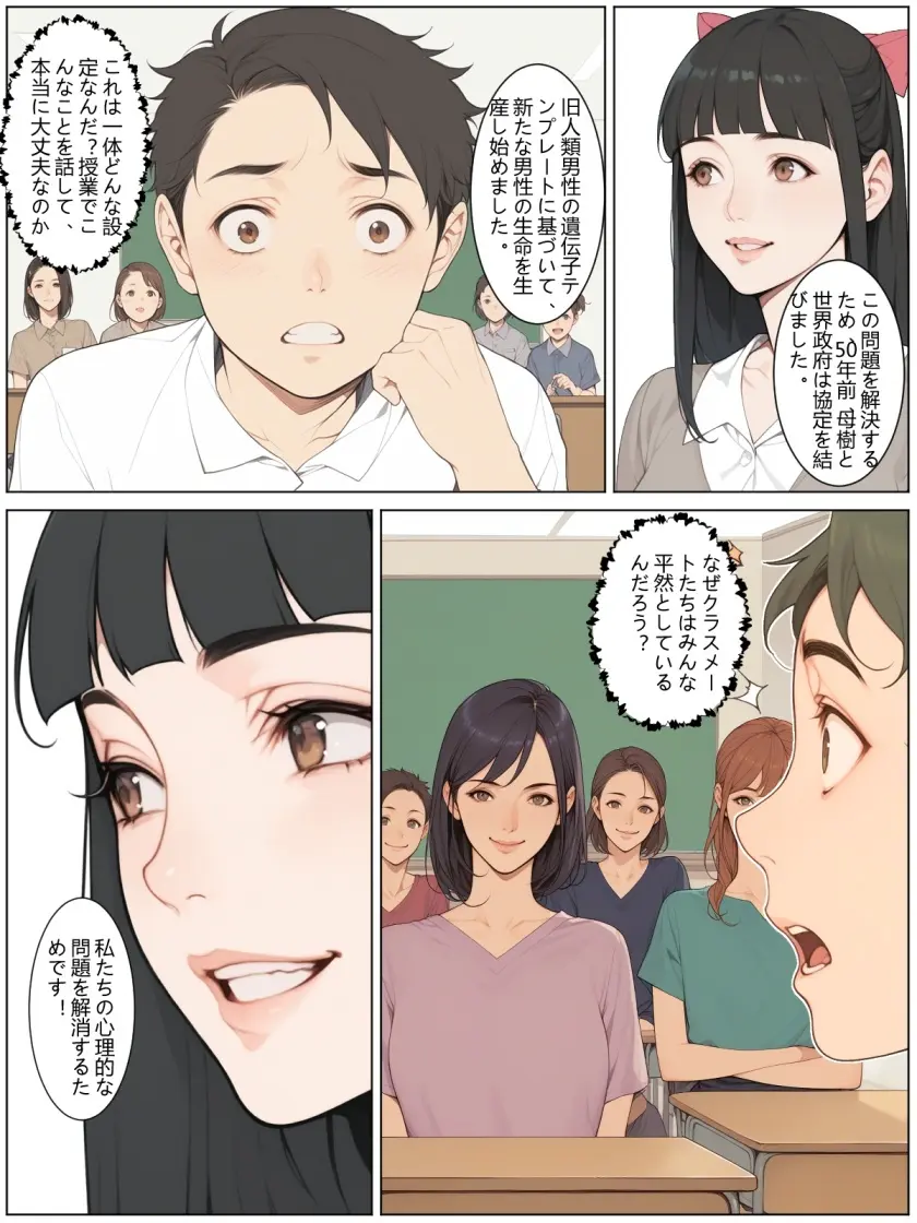 助けて、ふたなりに囲まれちゃった！ [AI Generated] - page6