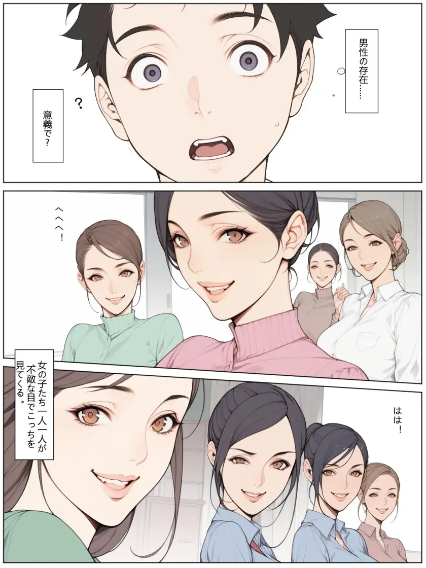 助けて、ふたなりに囲まれちゃった！ [AI Generated] - page9