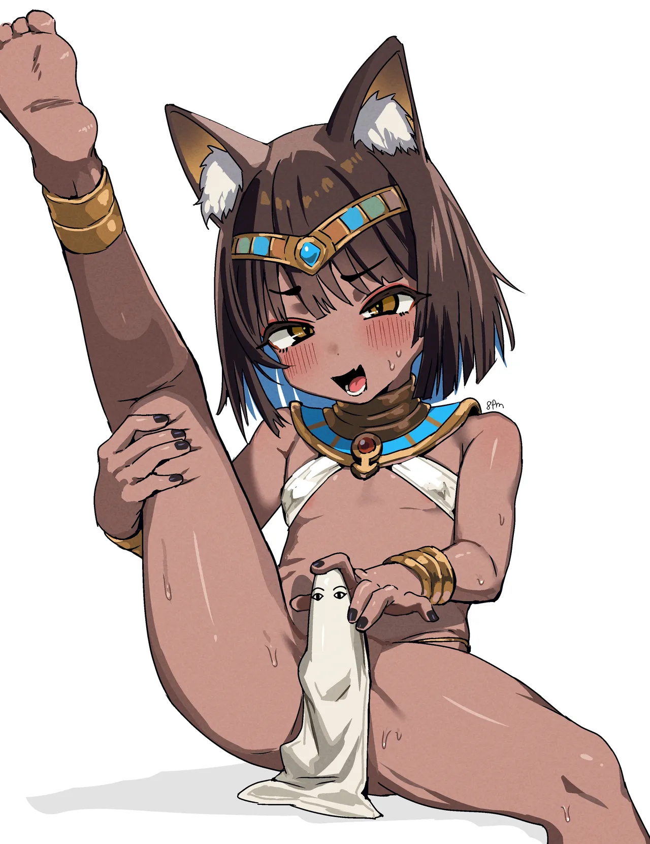 らくがき褐色エジプト猫耳 - page11