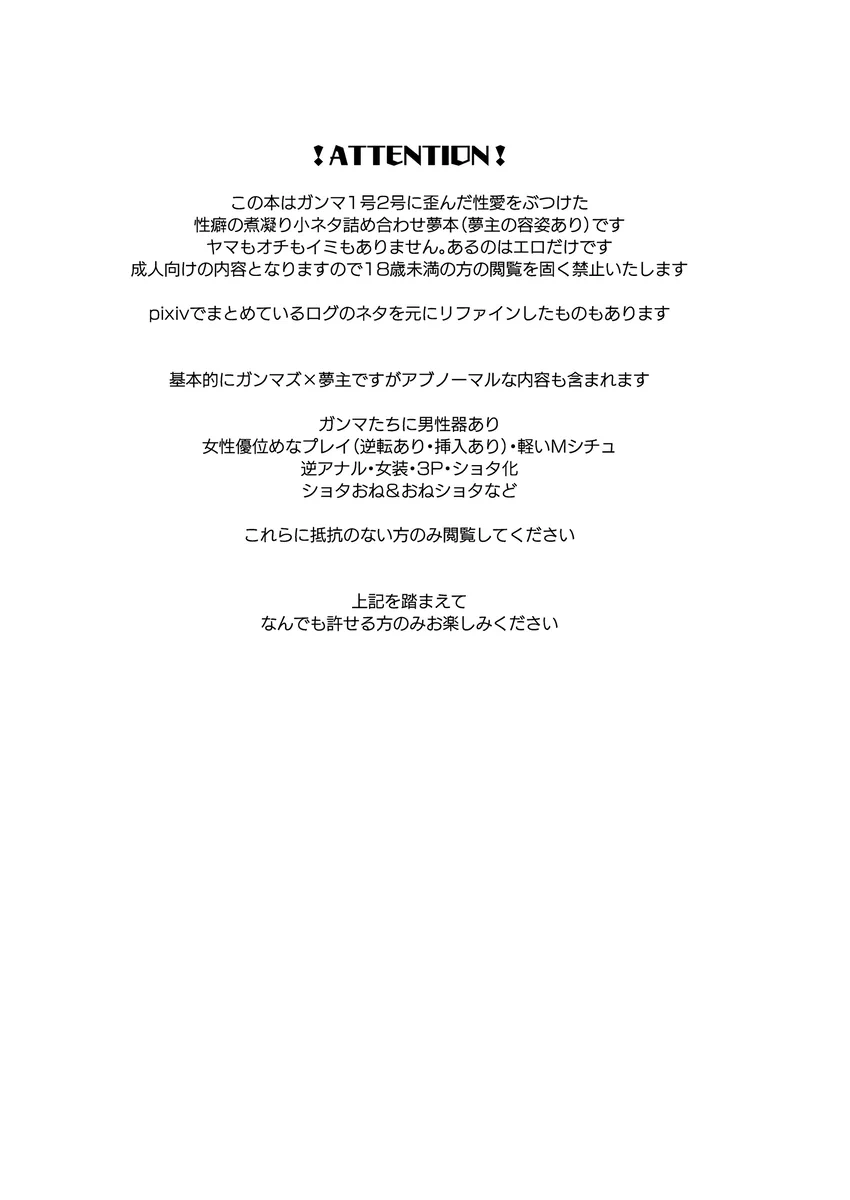 性癖煮凝り小ネタまとめ夢本 - page2