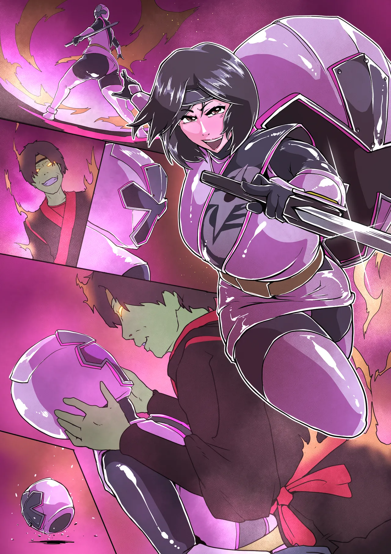 告白するシロニンジャー - page3