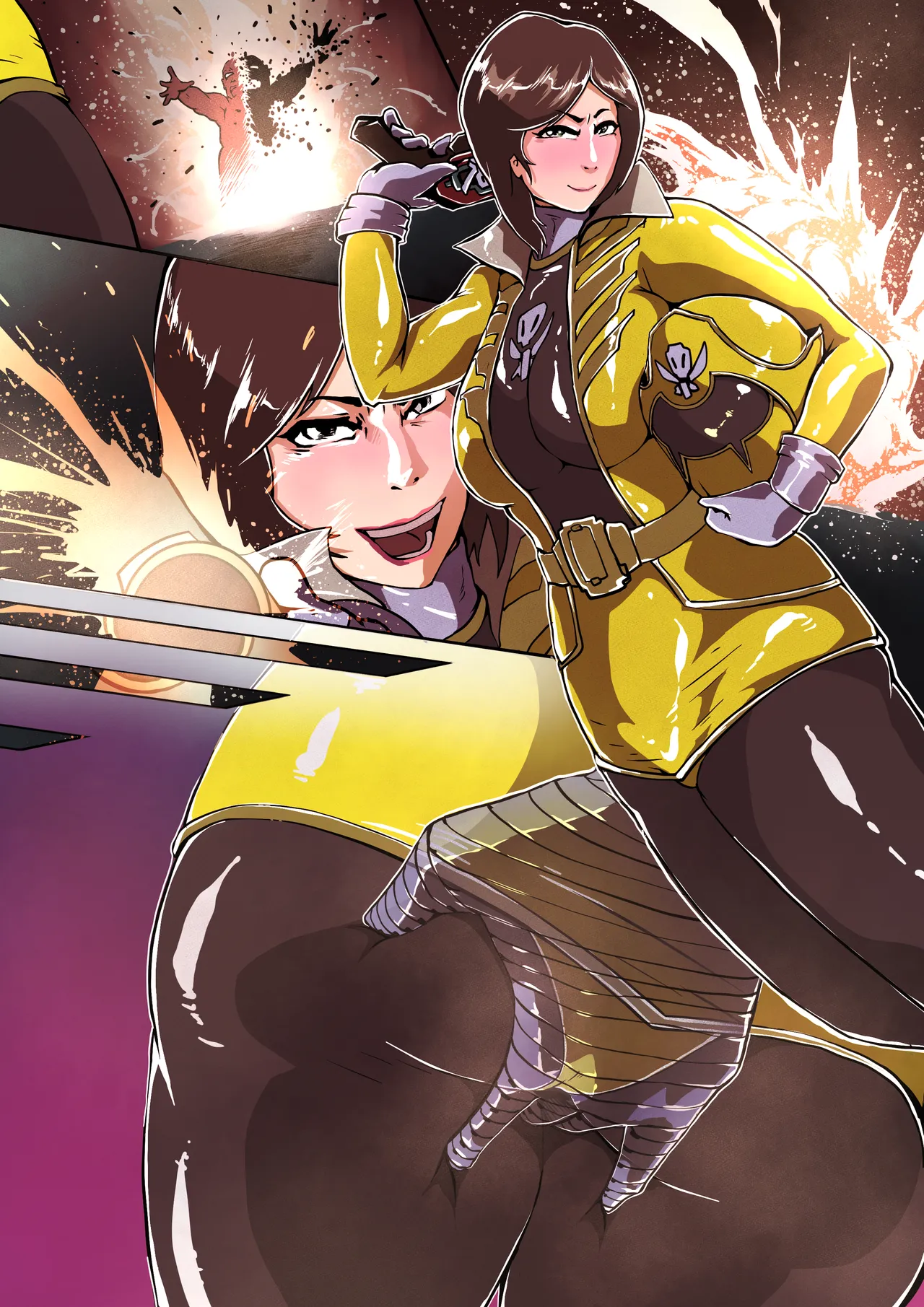 嗤うゴーカイイエロー - page3