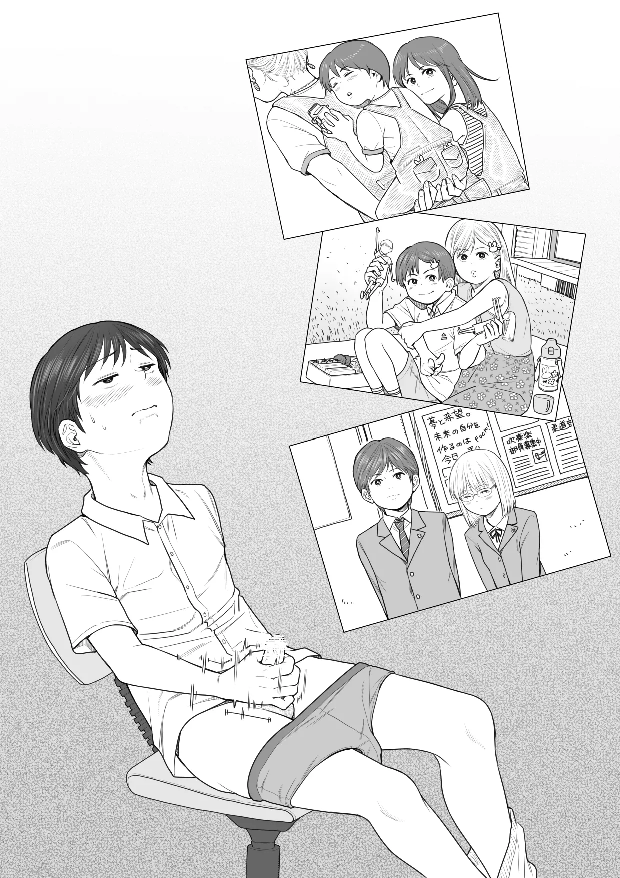 ホテルでのおたのしみ -KくんとUくんは生でだらだらイキたい- - page55