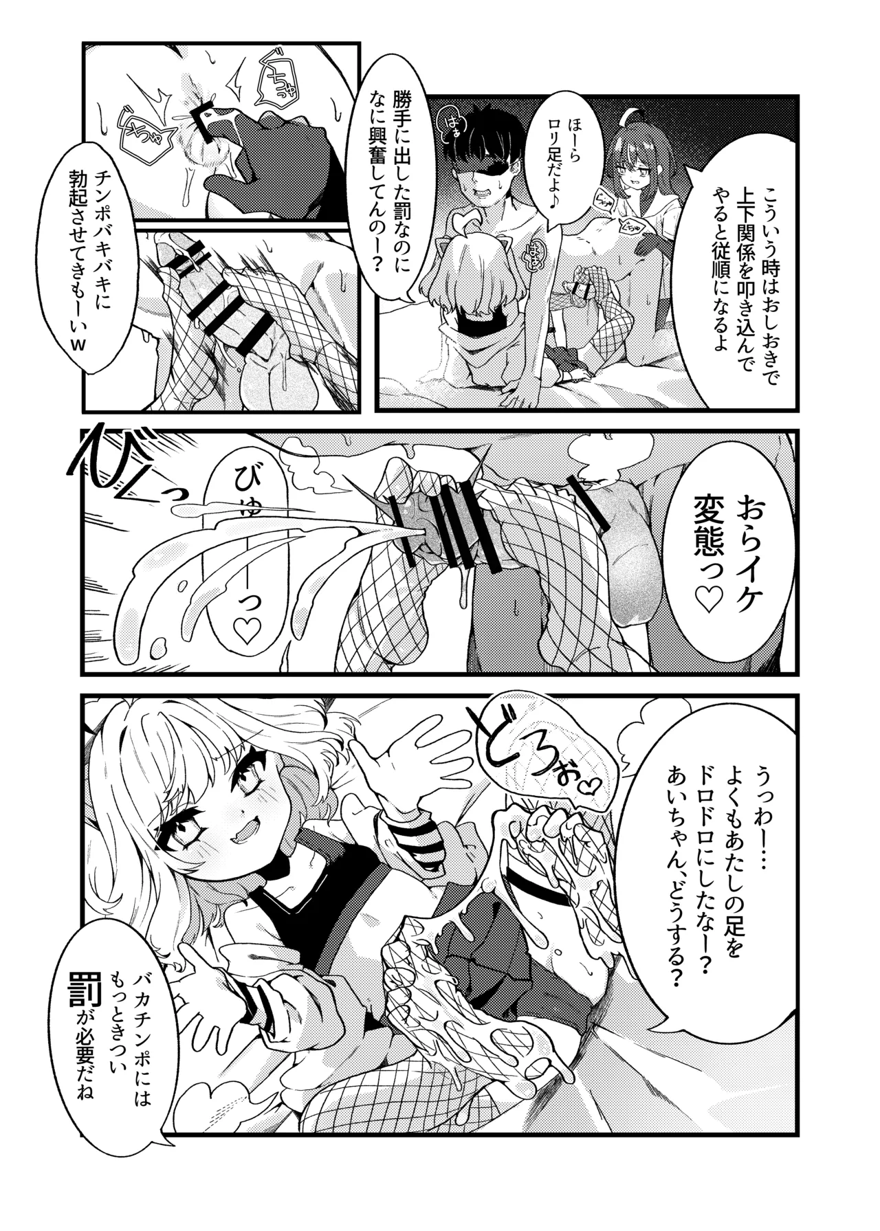 メスガキちゃんズのマゾいじめ - page7
