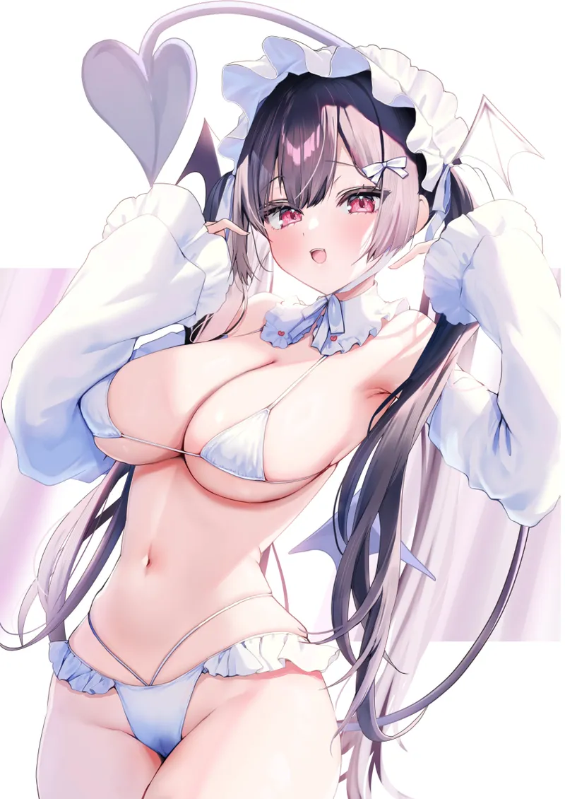 小悪魔ちゃんのこうげき！9汗だくお部屋水着えっち編 - page27