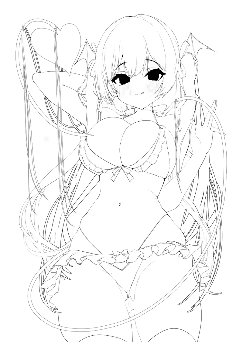 小悪魔ちゃんのこうげき！9汗だくお部屋水着えっち編 - page33