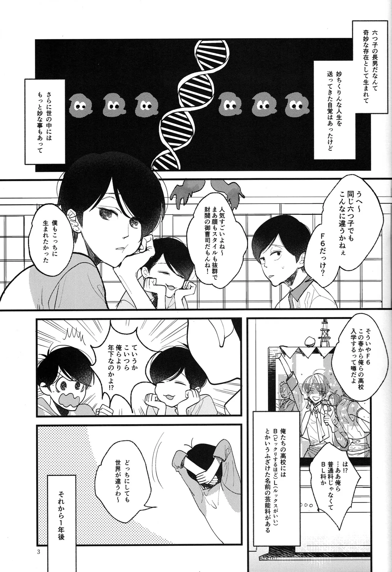 Kimi to boku no renbo ruirui - Osomatsu-san dj - page3