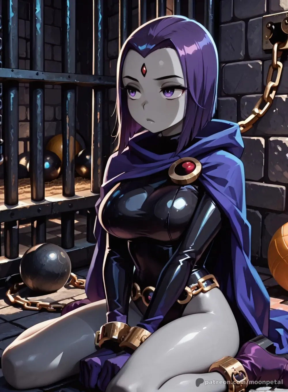 Wanna make a bet? ch. 8 - Raven [Textless] [Uncensored] [Patreon] [AI Generated] - page2