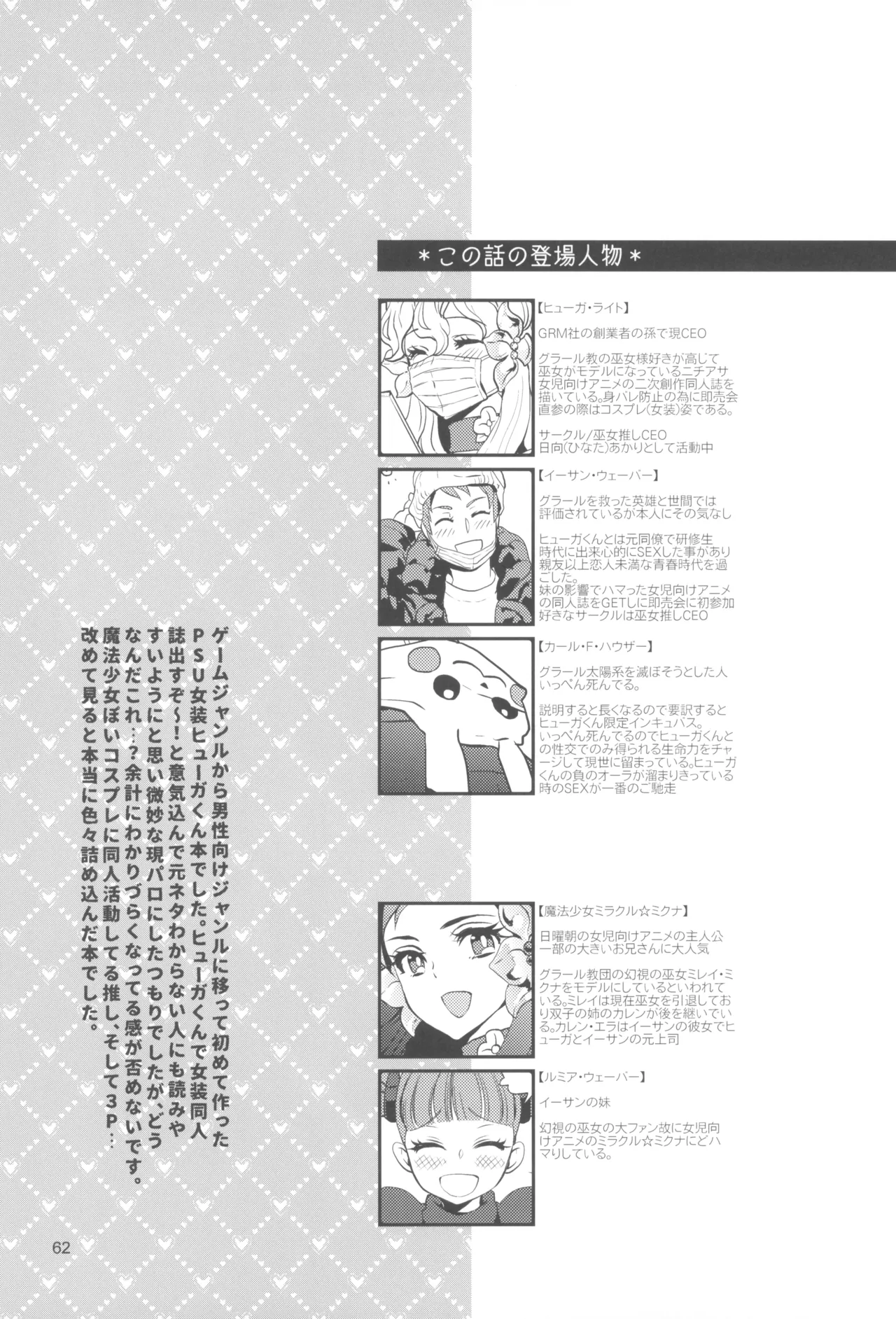 ヒューガ社長がいろんな女装させられるシリーズまとめ 再録集1 - page62