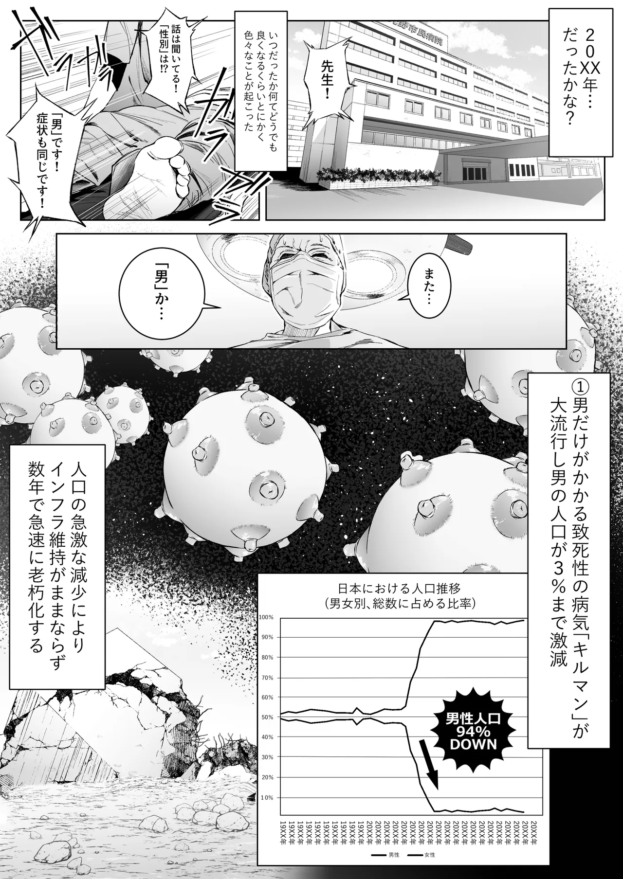 スペルマ・ラッシュ～男衰退により僕の精子が高額買取!?～ - page6