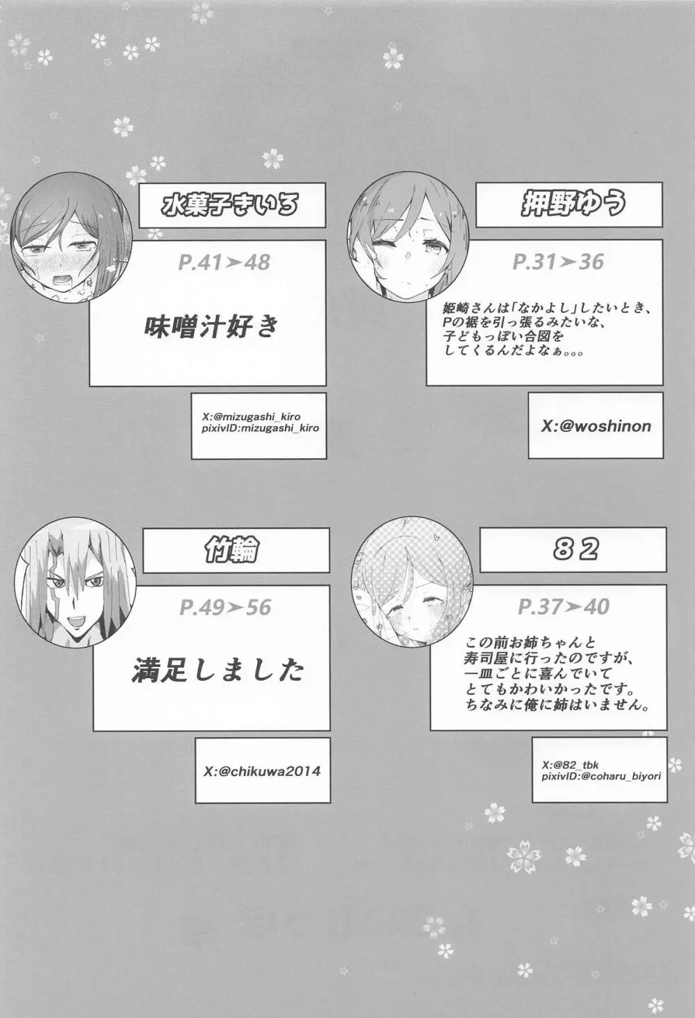 姫崎莉波ドスケベ合同誌『Hamidasy trick』 - page58