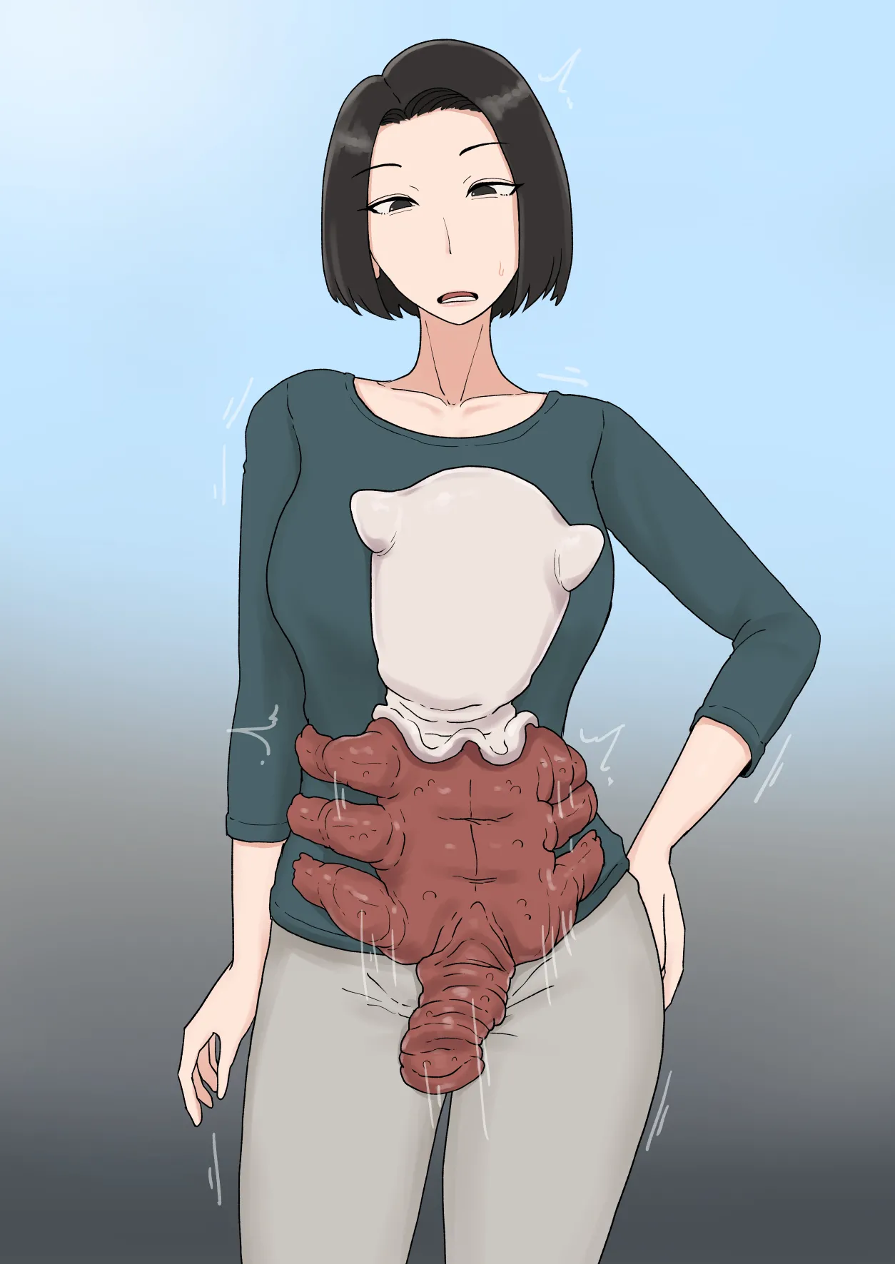 異形に愛され、堕ちる人妻 - page251