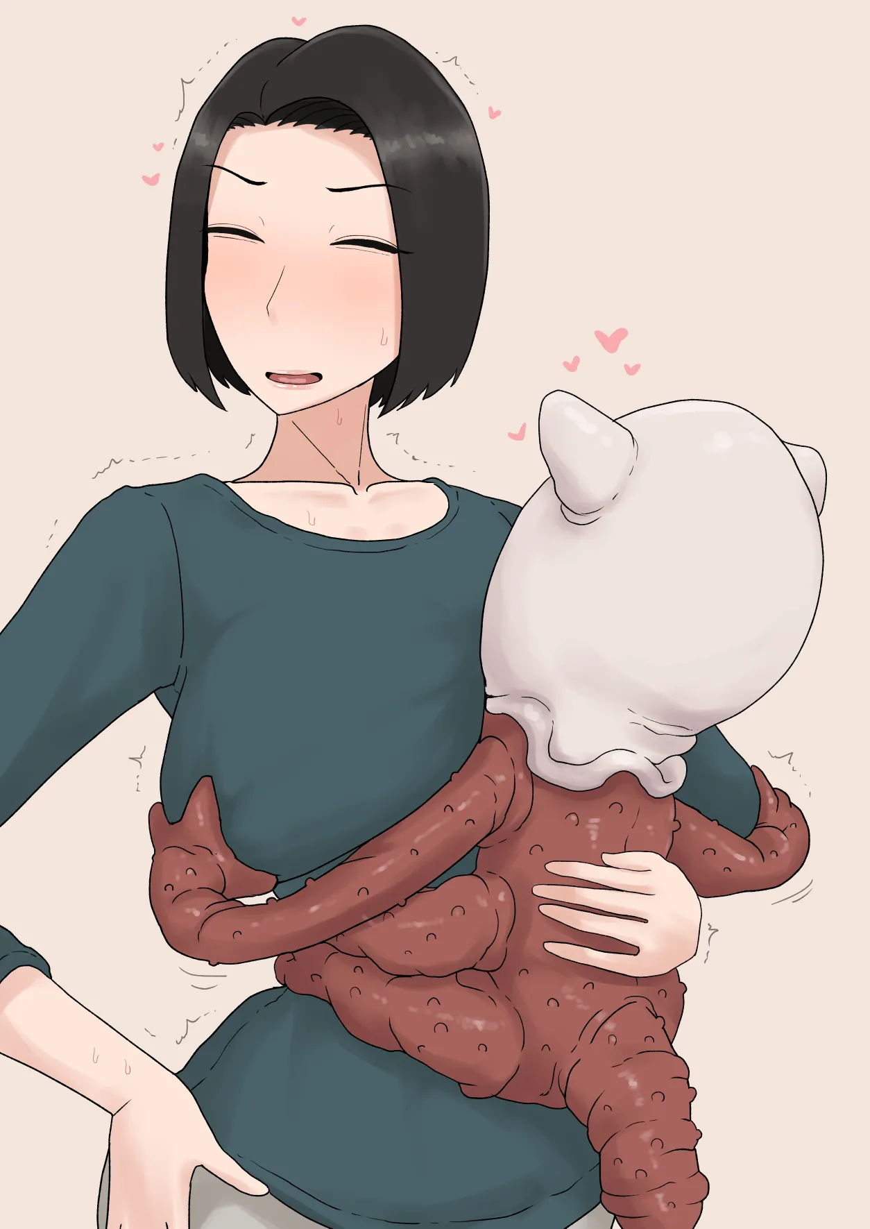 異形に愛され、堕ちる人妻 - page368