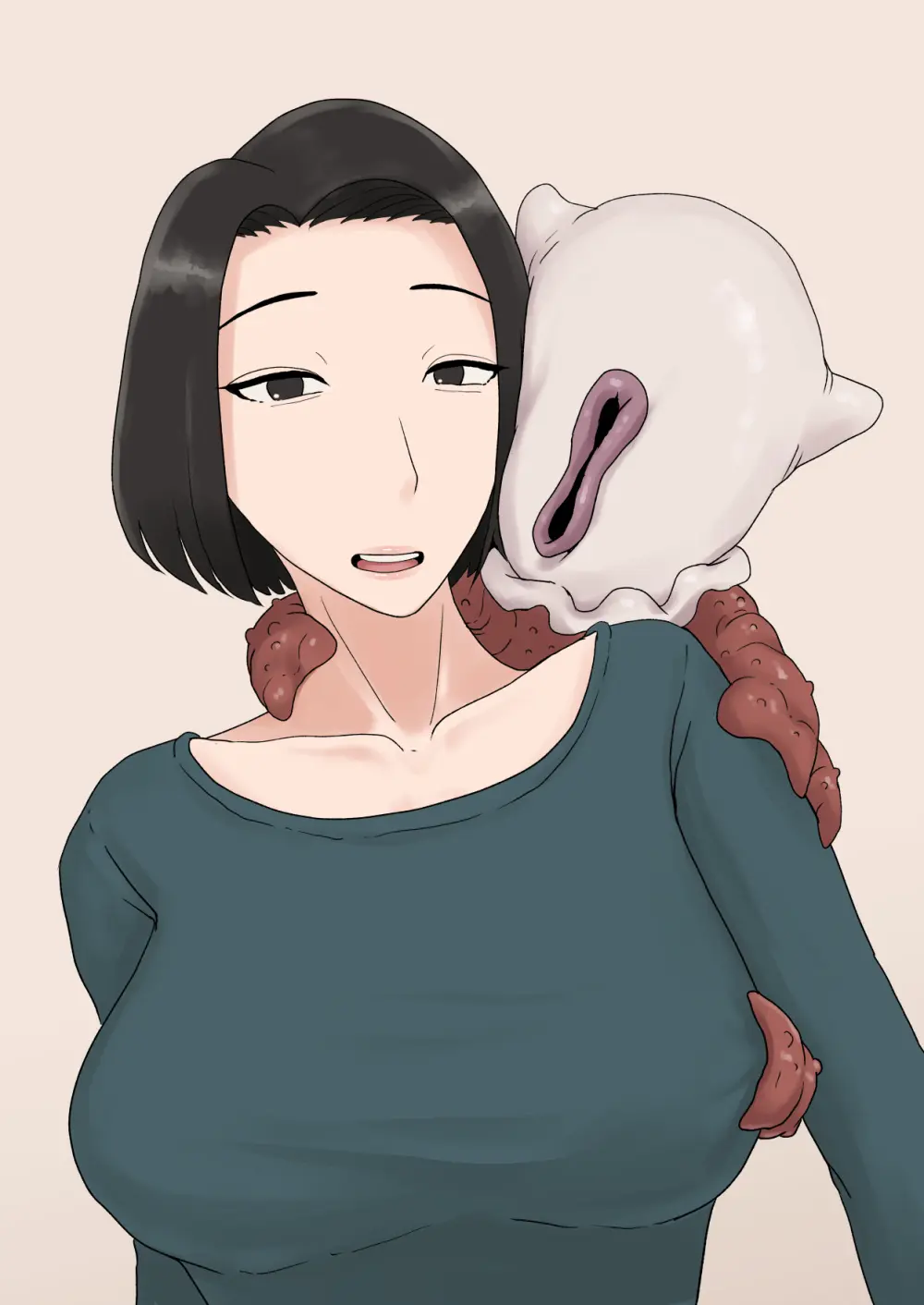 異形に愛され、堕ちる人妻 - page461