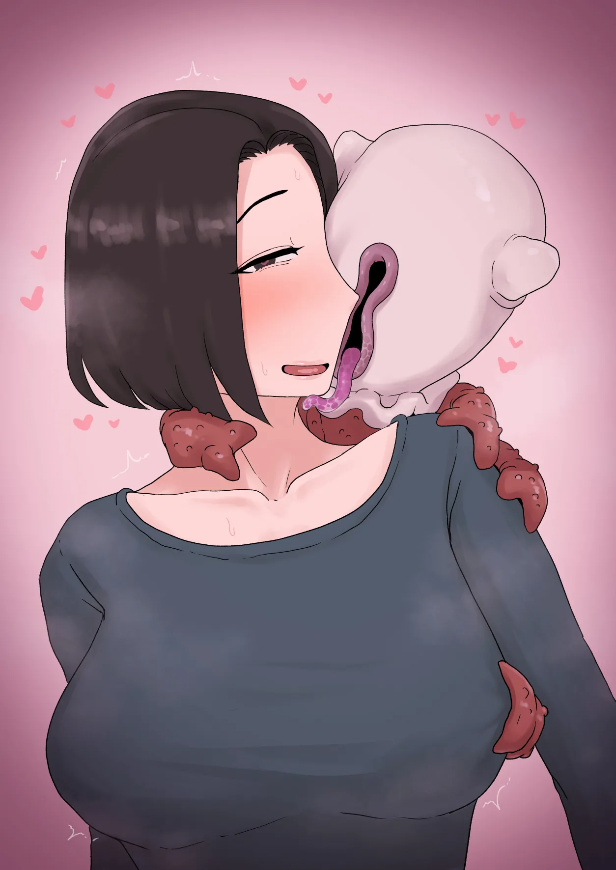 異形に愛され、堕ちる人妻 - page469