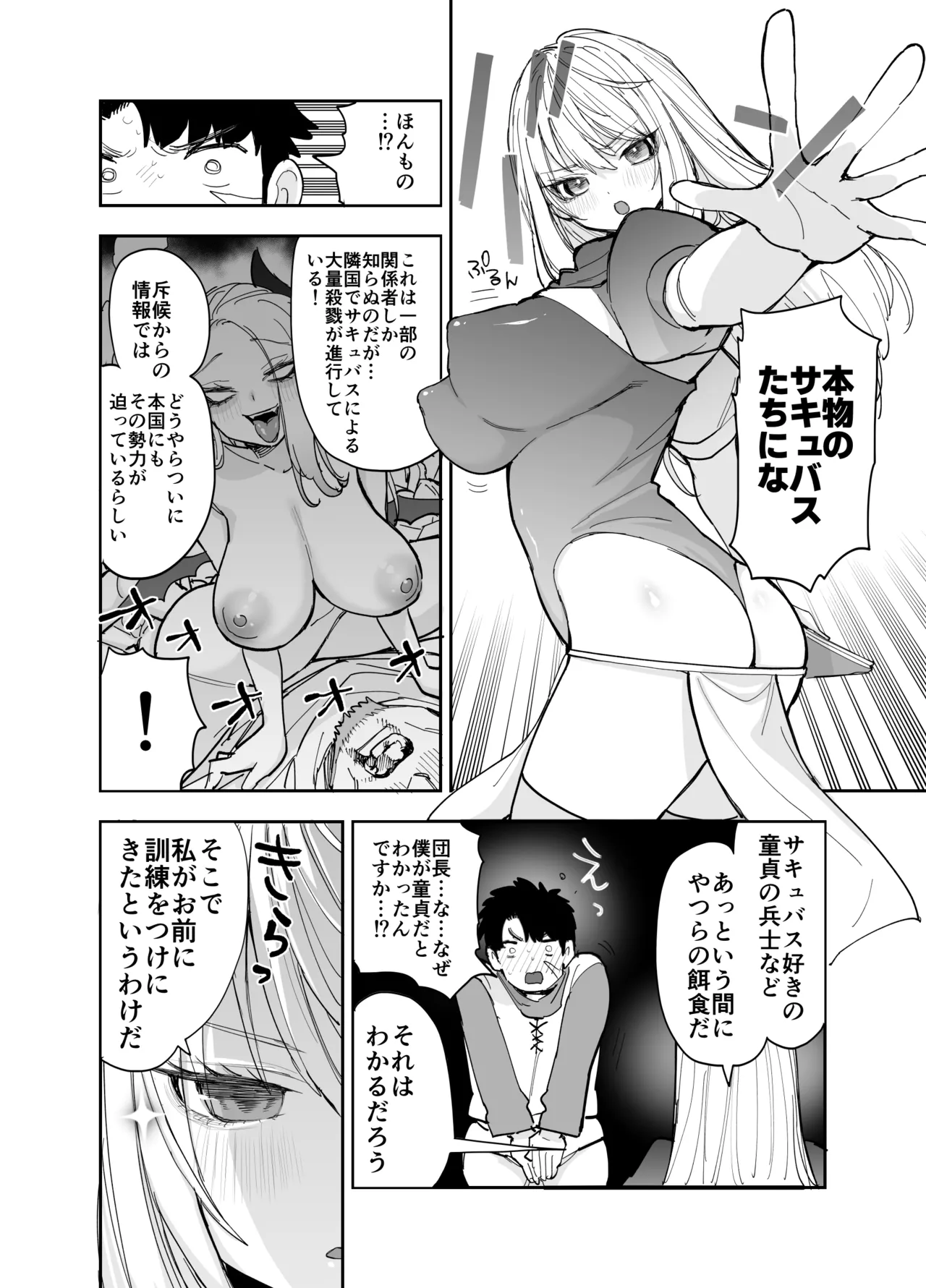 王国騎士団長の対サキュバス特訓1 - page27