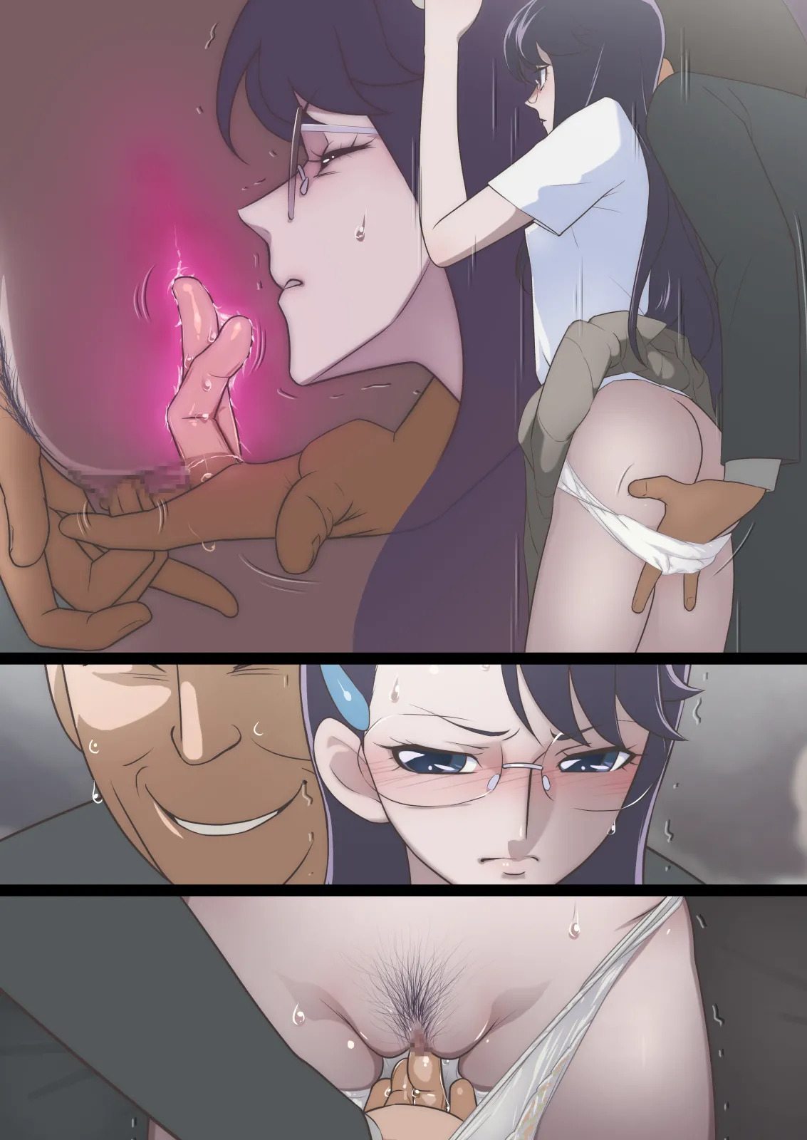 絶頂に耐える一輪の花 ～痴漢電車編～ - page12