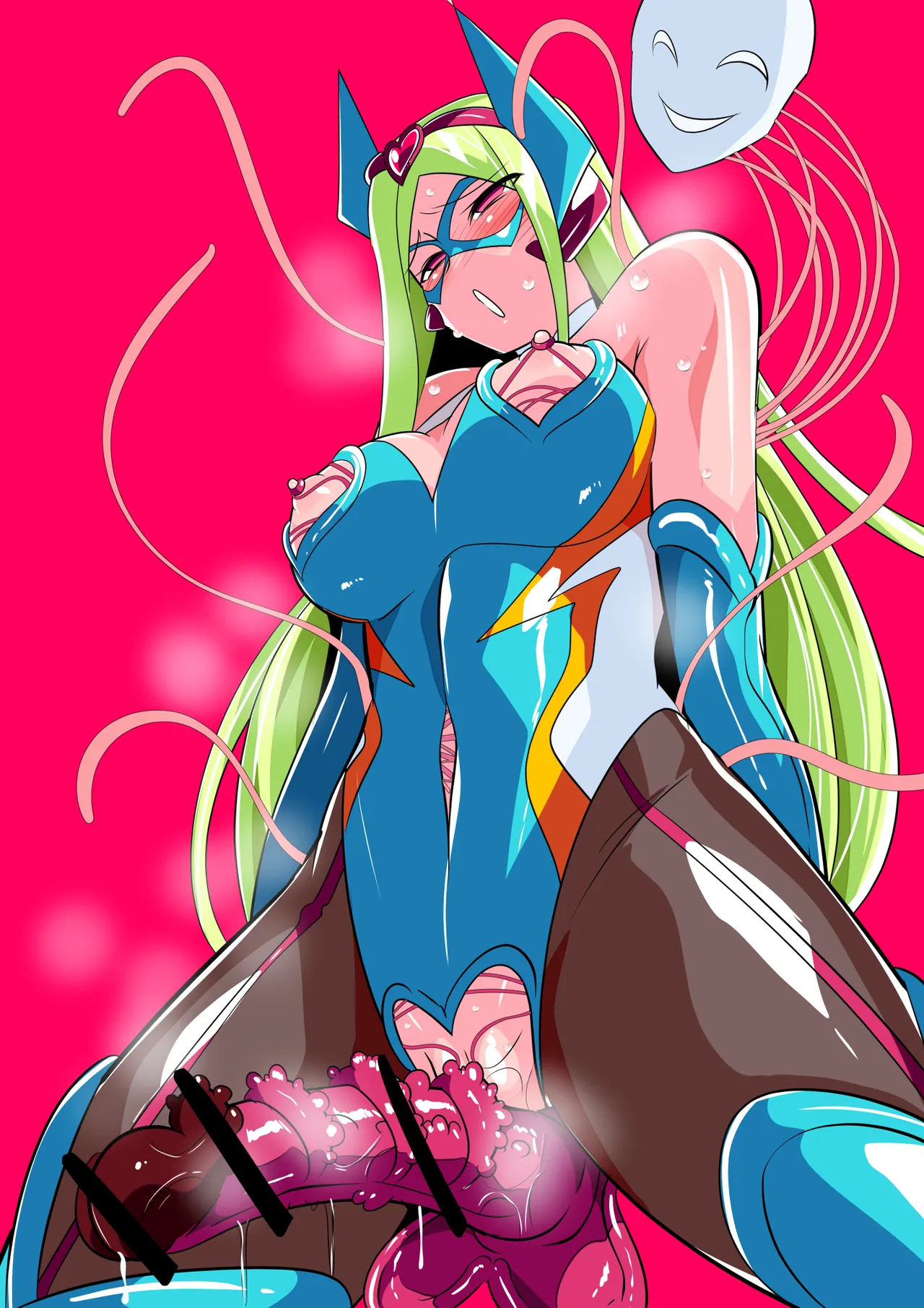 Heroine Harassment バットガール対触手スーツ怪人ベララー 後編 - page34