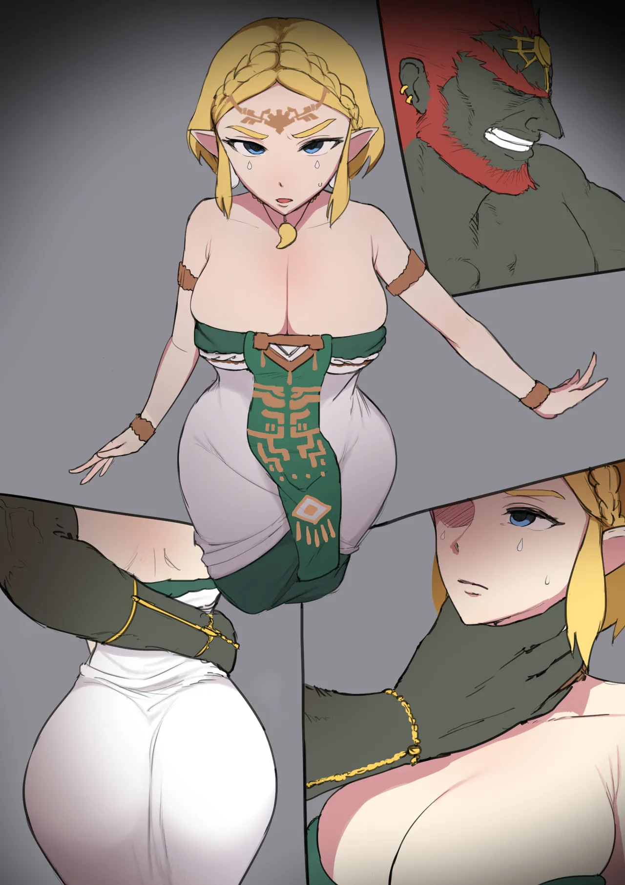 ゼルダ×ガノン フ〇ラ - page14