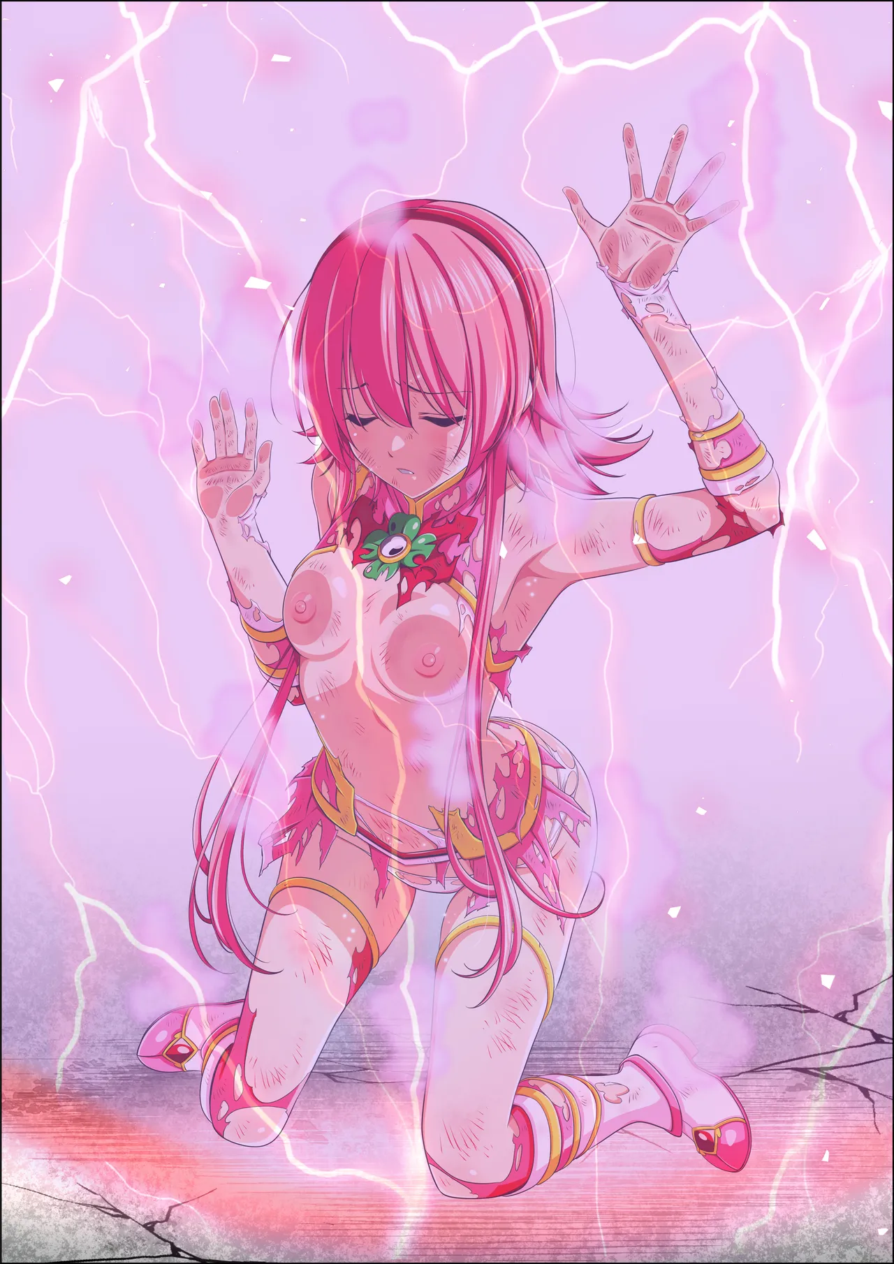 四葉の戦姫クローバーローゼ ボイスコミック第二話（特典② 描き下ろしおまけイラスト） - page4