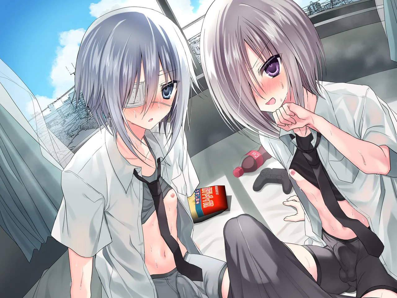 男友達3人、エッチに目覚めサマー！? ～俺達男で、友達なのに！～ - page70