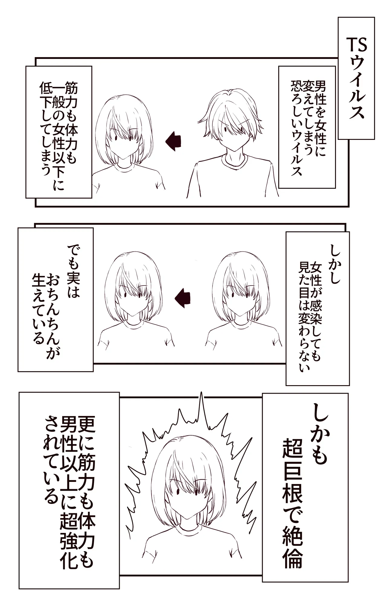 即堕ちTSっ娘と絶倫フタナリっ娘 - page4