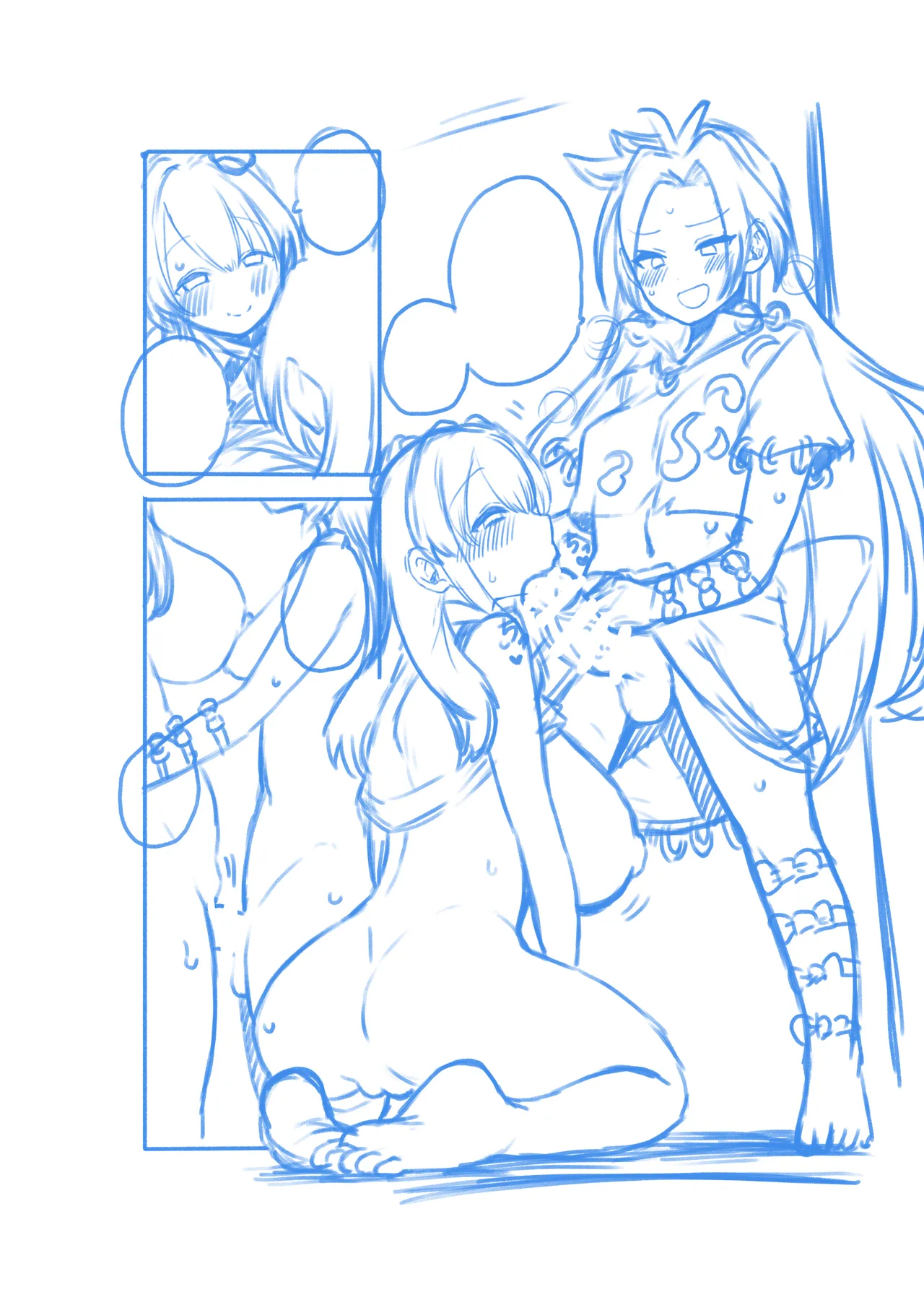 ふたなりももよとさなえさん - page32