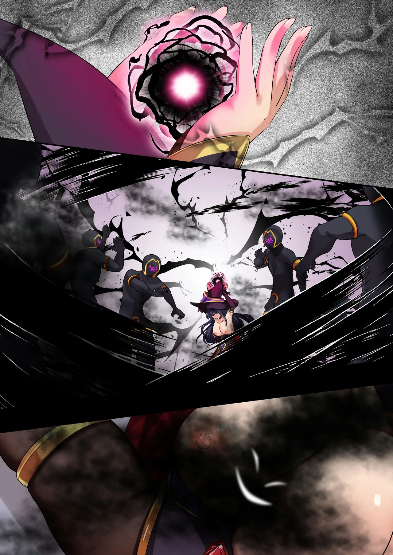 魔法少女セイントリリィ・暗夜 ～魔法少女が敵怪人に憑依されて快楽に染まるまで～ - page130