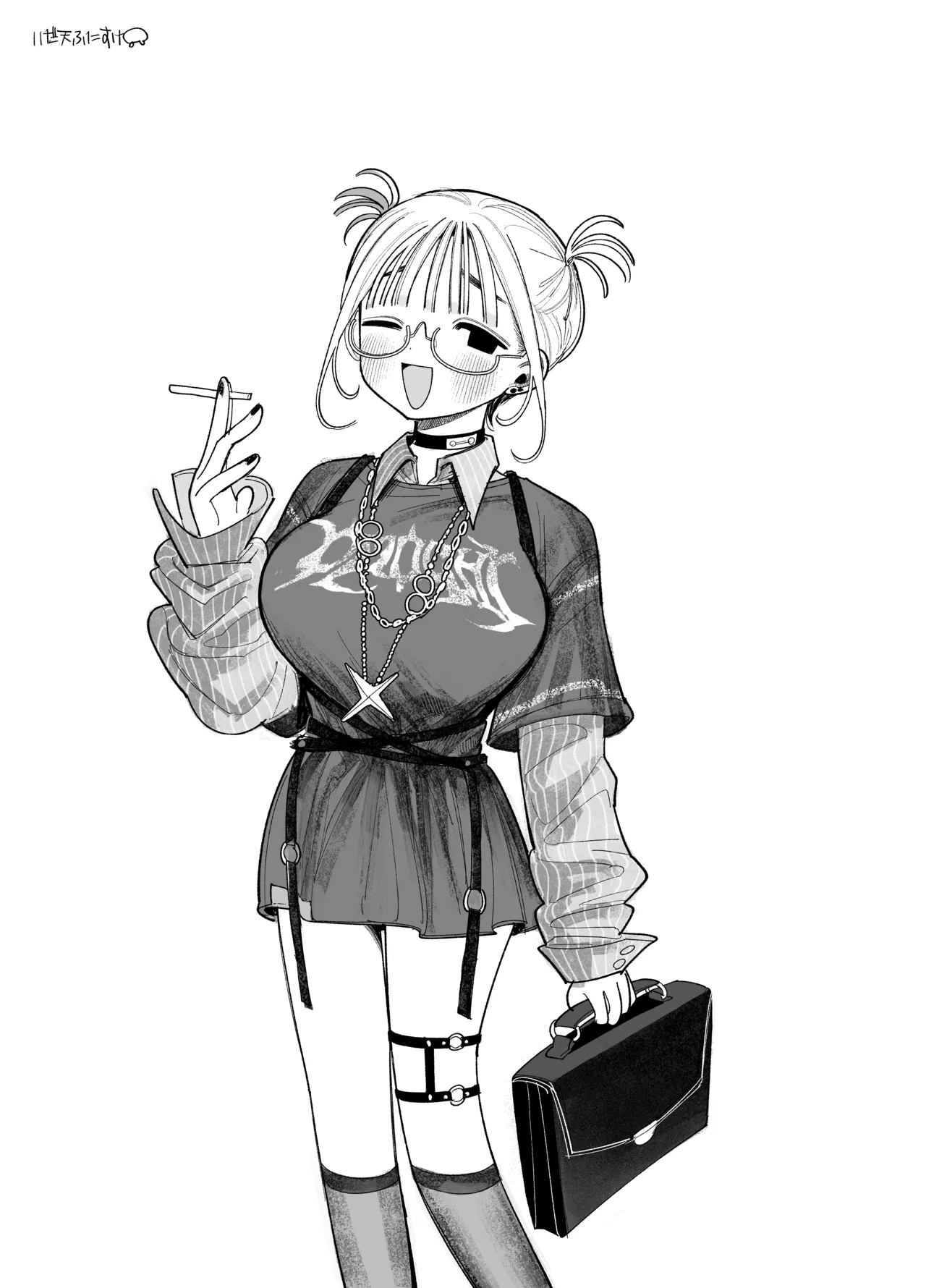 フェラしすぎて喉痛めたのをタバコのせいにする女 - page13