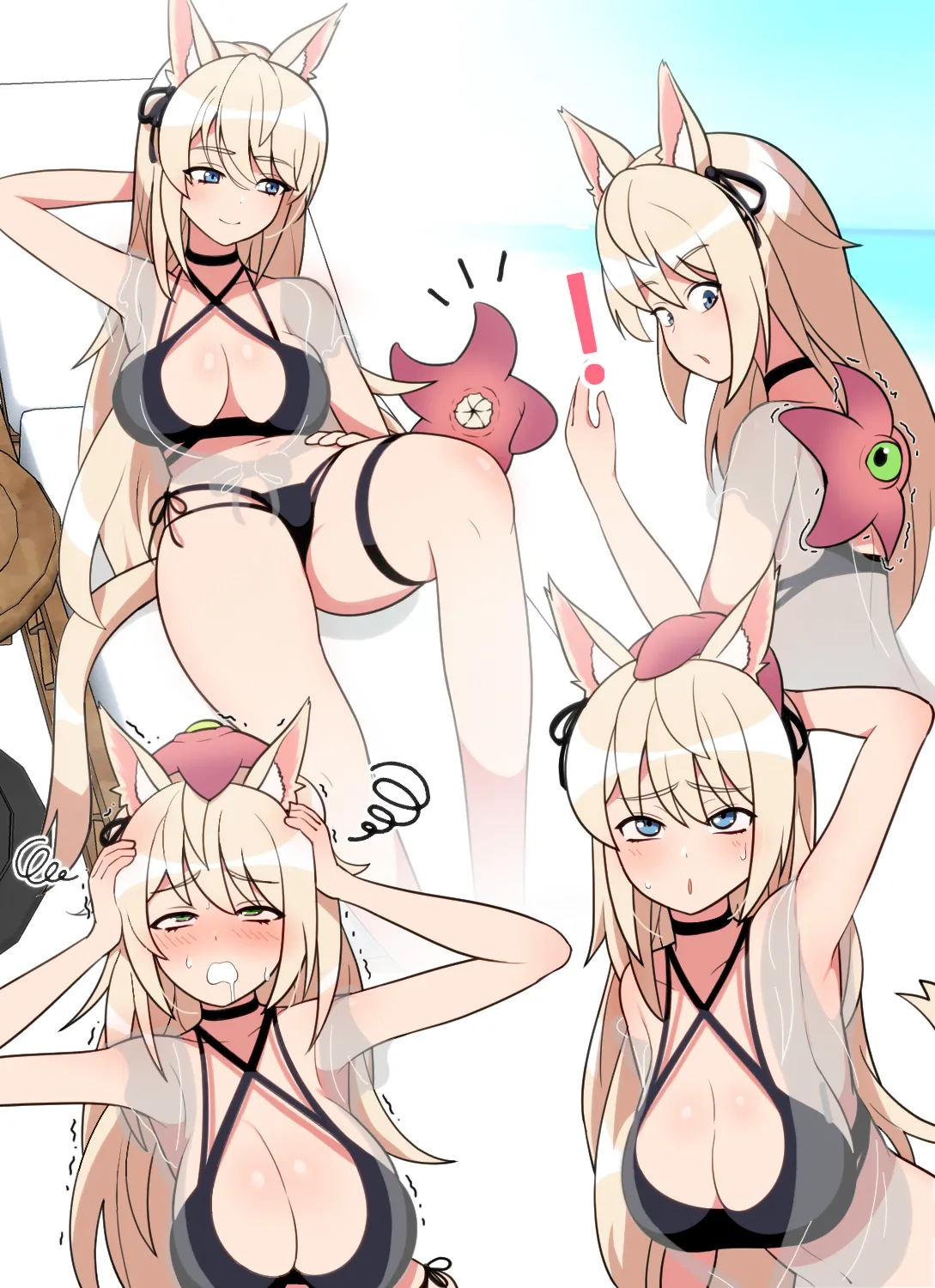 Miqo'te and starfish - page2