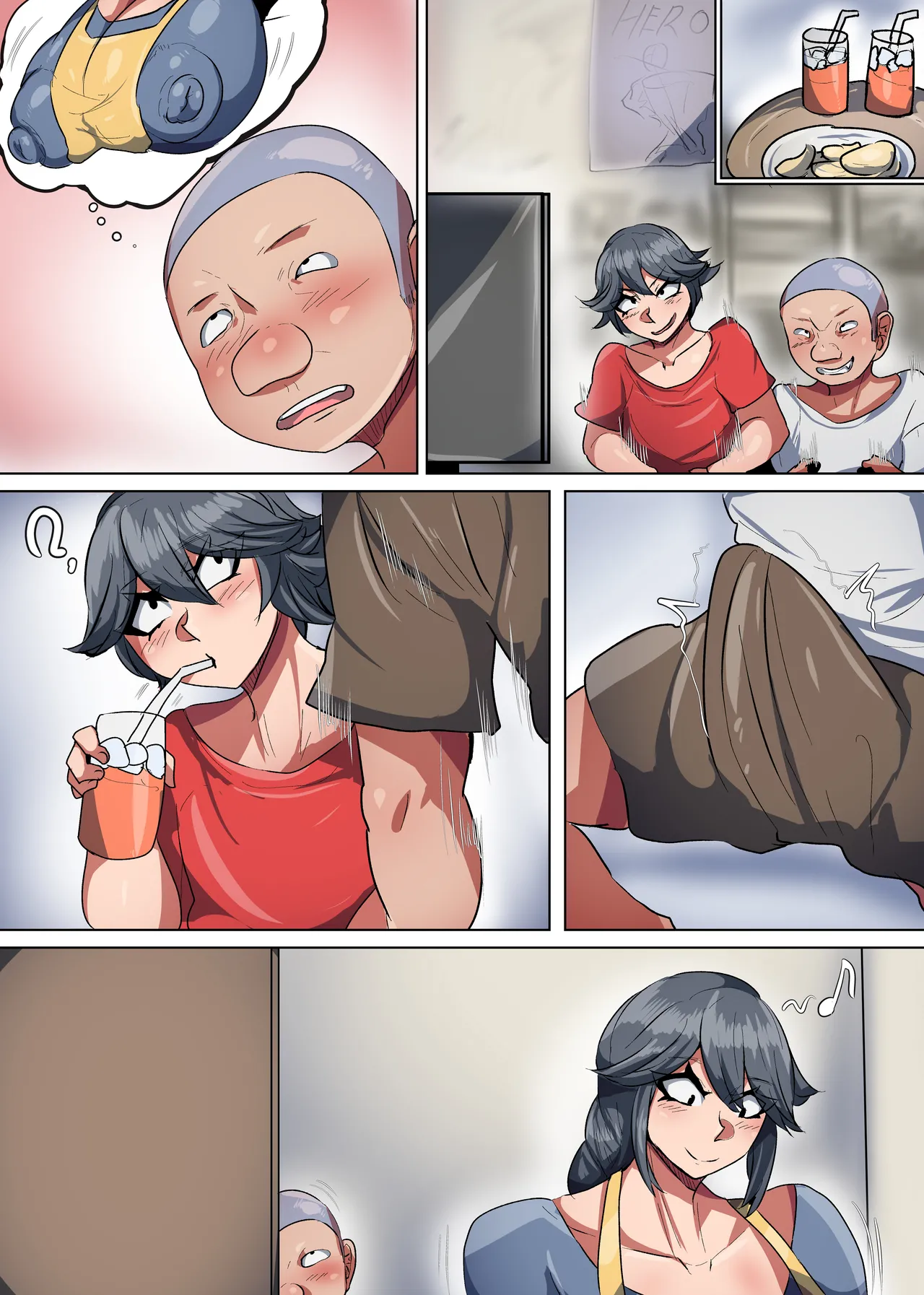 爆乳お母さんとエロガキ - page23