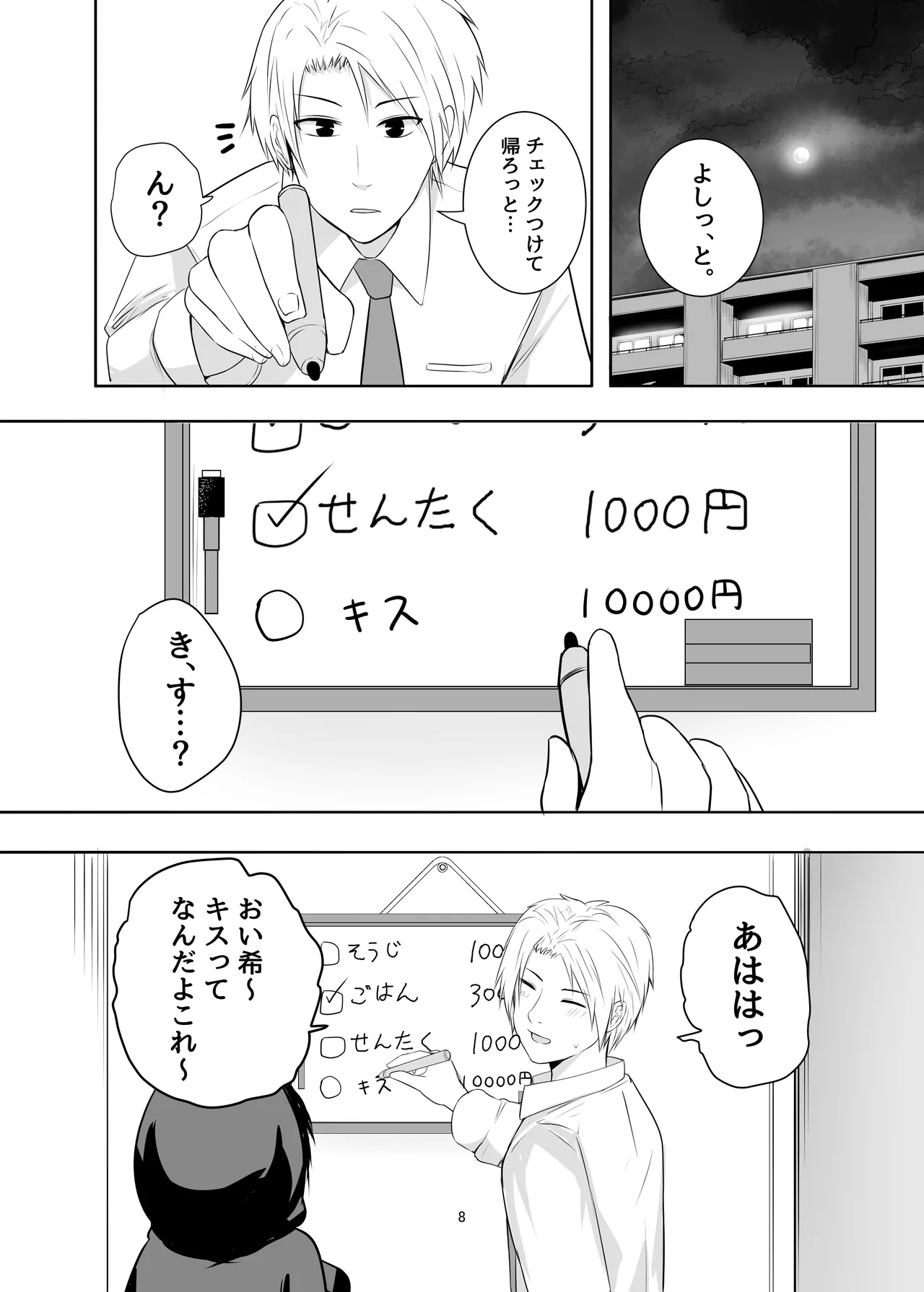 ひきこもり男の娘♂の世話する話 - page8
