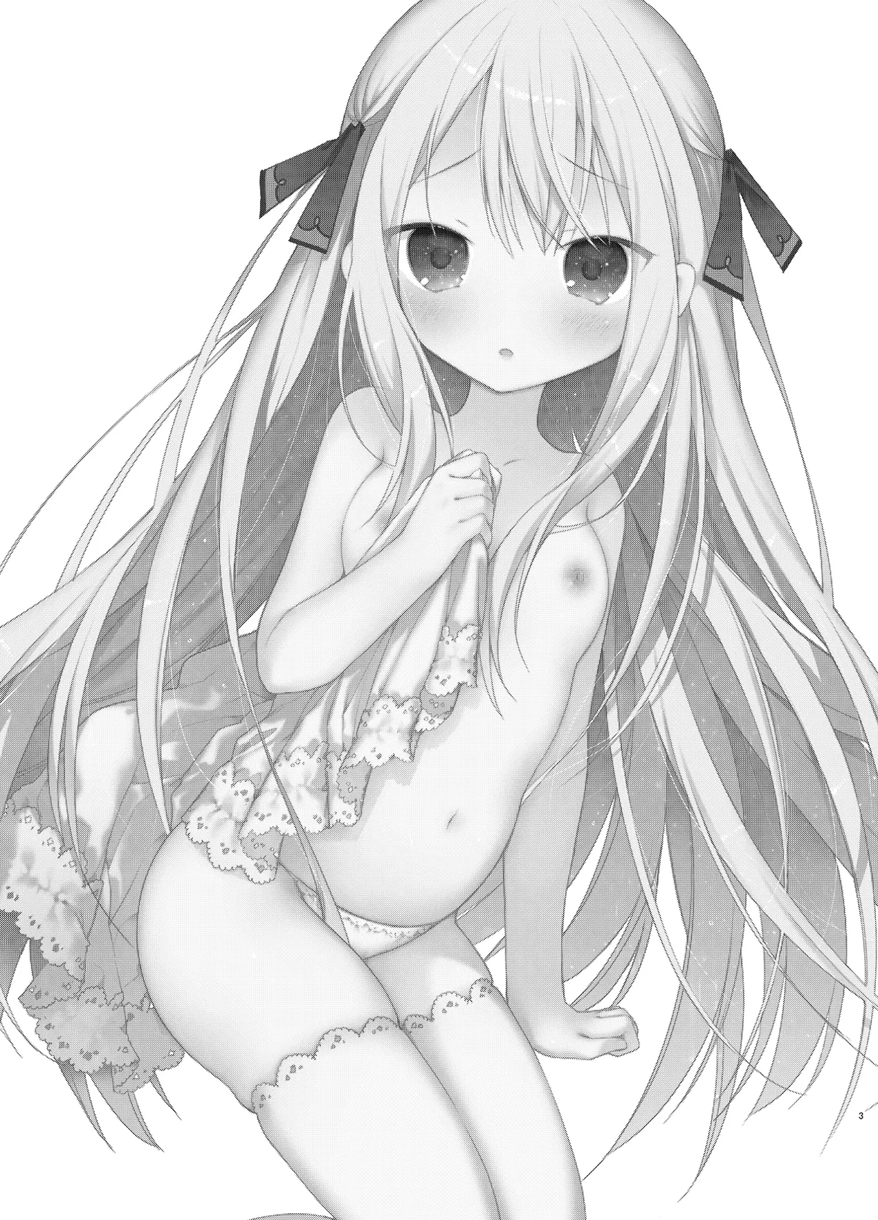 隣の儚げ少女とはじめてえっち - page3