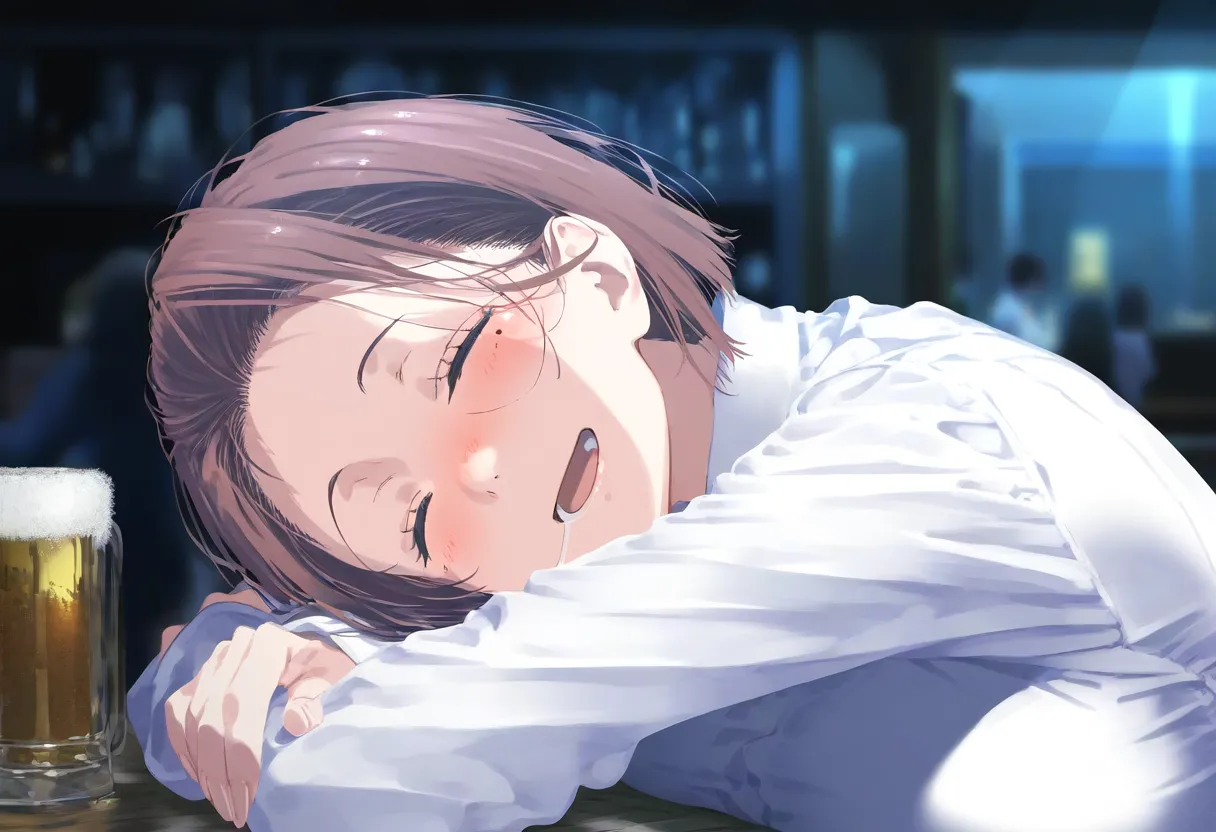 【AI Generated】俺に懐いていた後輩の言動が飲み会の次の日からおかしい - page11