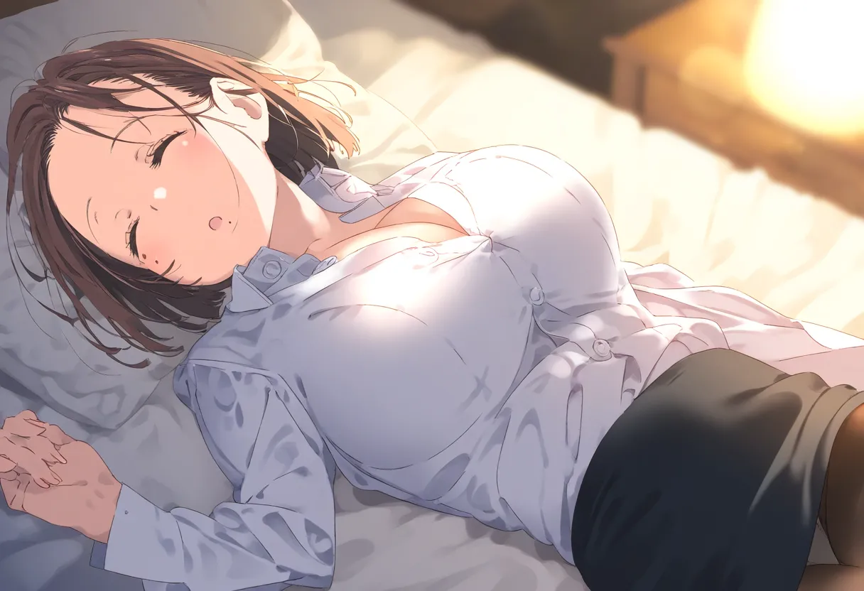 【AI Generated】俺に懐いていた後輩の言動が飲み会の次の日からおかしい - page15